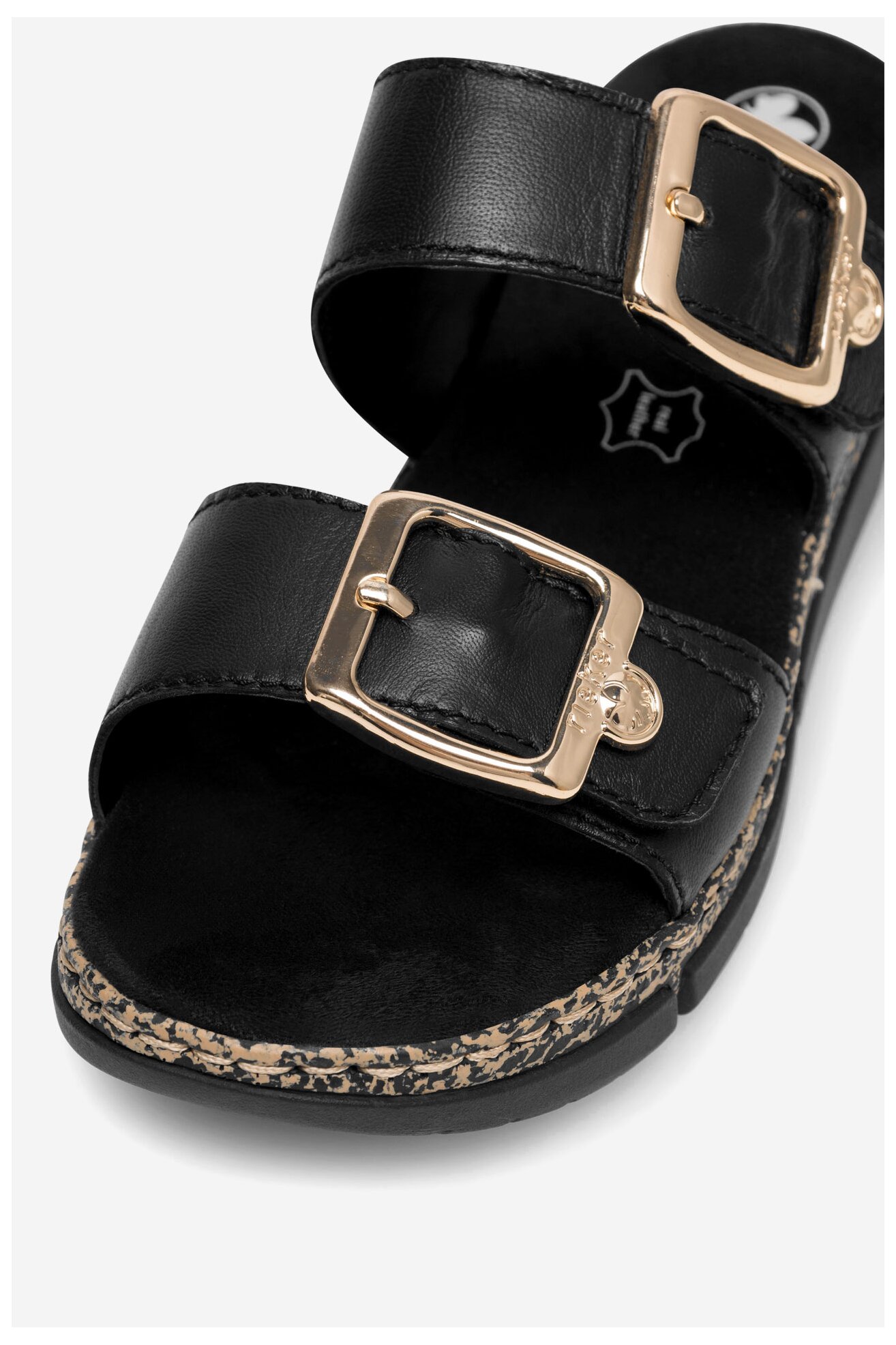 Klapki Rieker V2372-00 Czarny