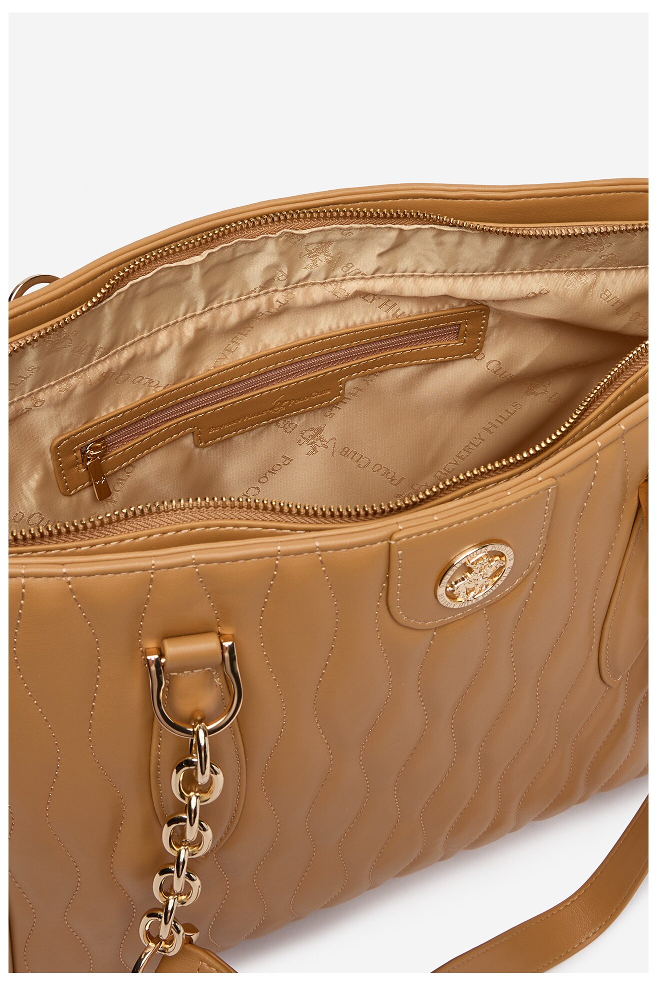 Kézitáska Beverly Hills Polo Club CEO-BHPC-C-016-09 BÉZS