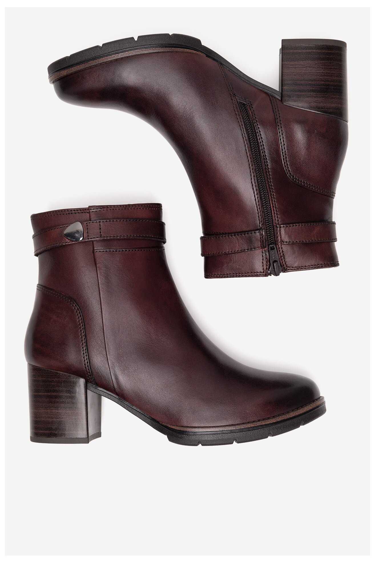 Kratke čizme Lasocki WB-TATIANA-26 BORDO