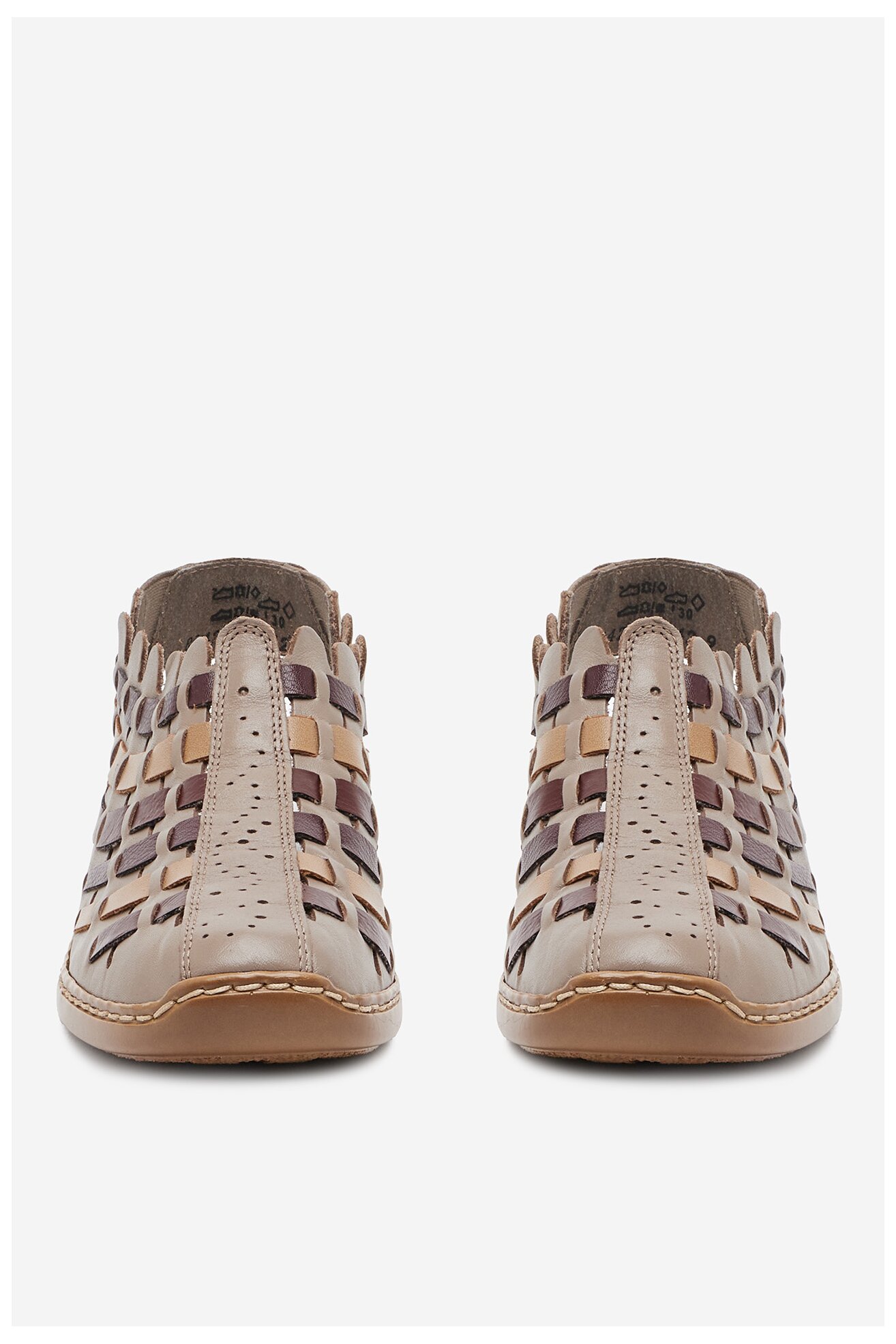 Sandały Rieker 413V8-64 Cafe