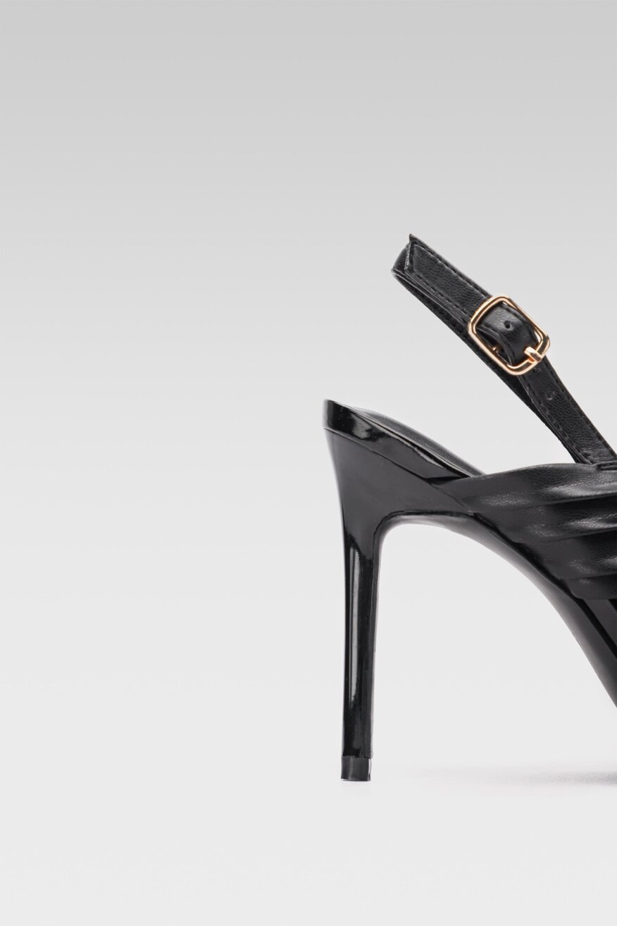 Jenny Fairy - Sandały na obcasie czarne - 5903698487571