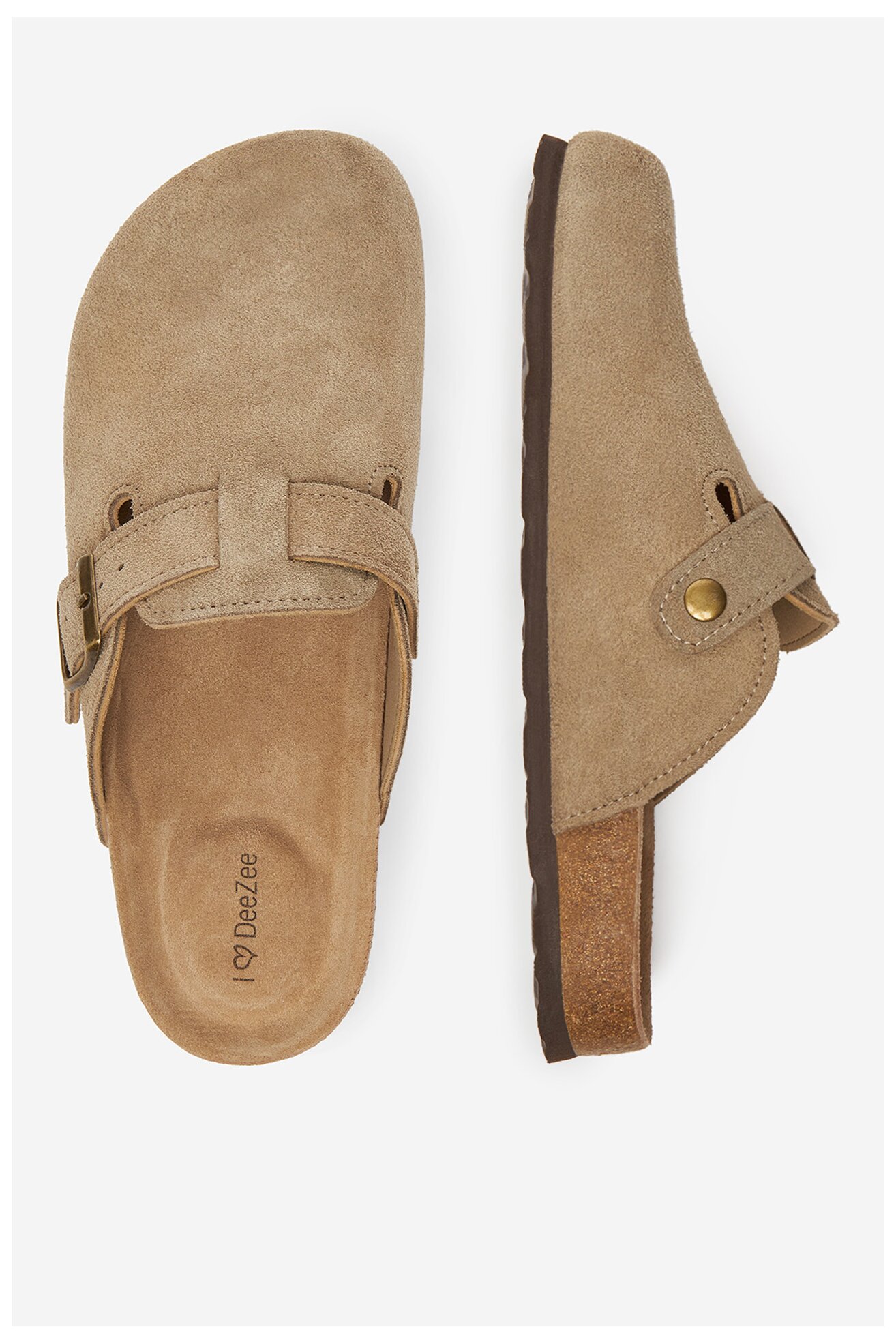 Klapki DeeZee W23Q22095 Khaki