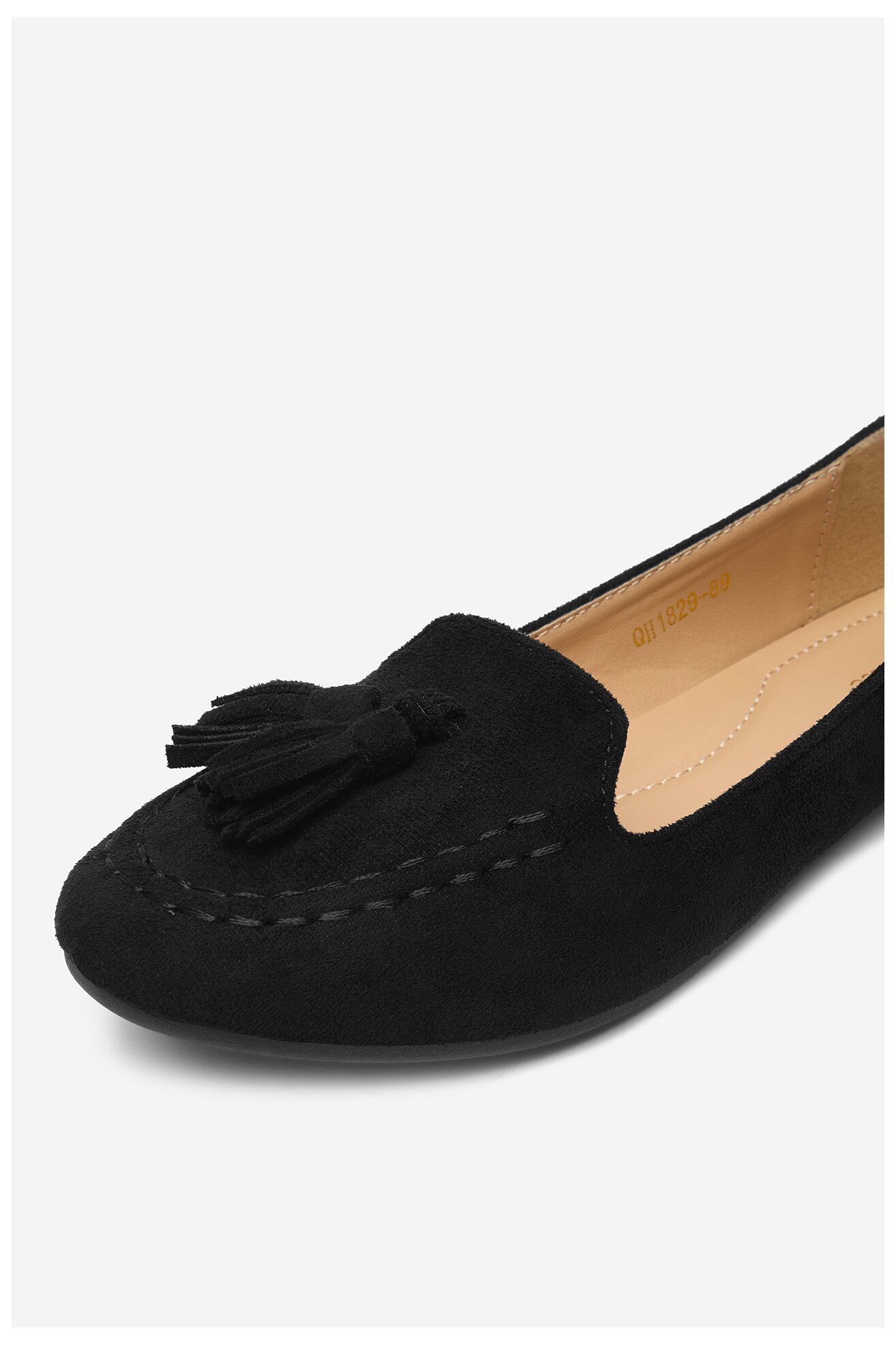 Mokaszin DeeZee QH1829-89 FEKETE