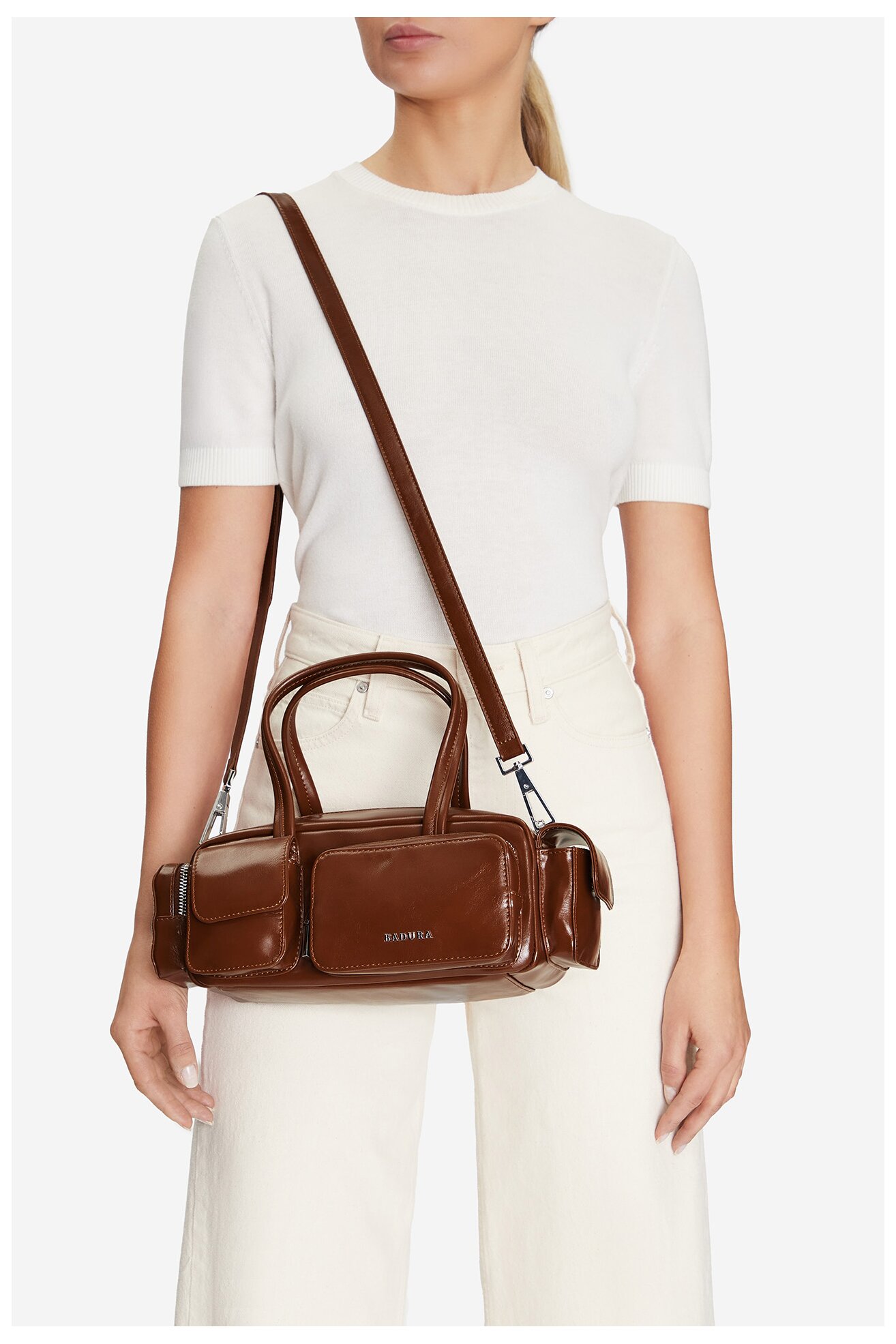 Geantă de mână Badura WEN-32 CREM