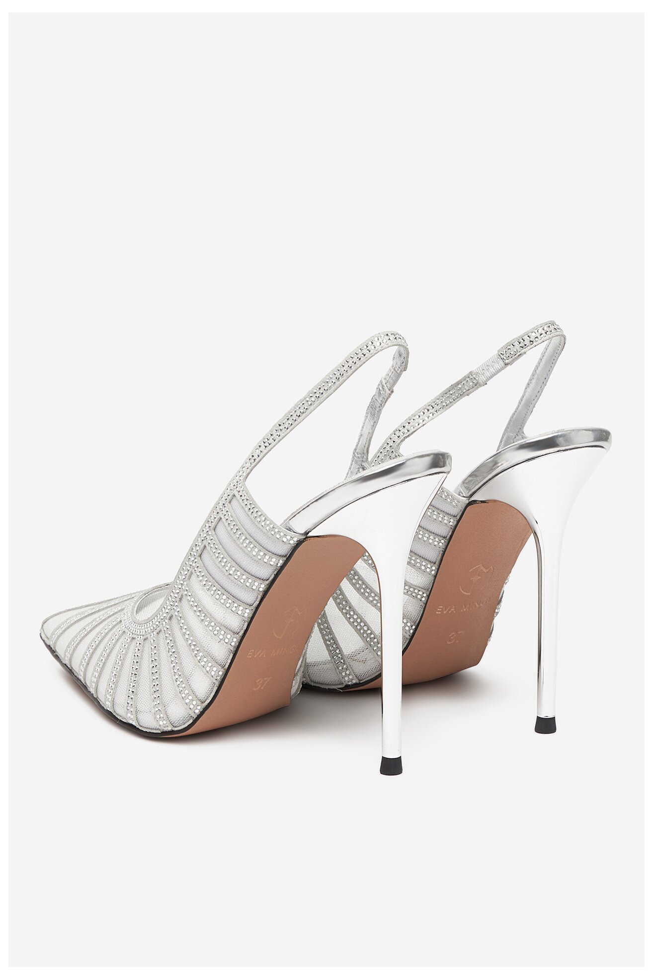 Pantofi cu toc EVA MINGE EO-AVA-E373-70H-C183Y1 ARGINTIU