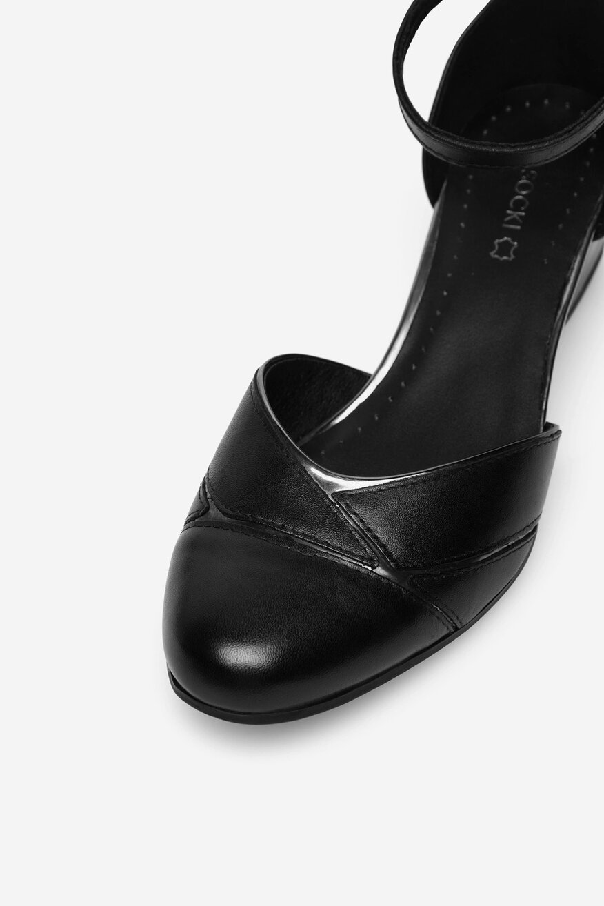 
                Lasocki - Czółenka skórzane - 5905588558309