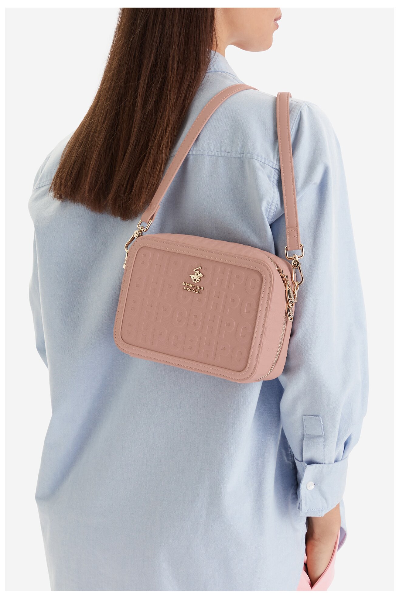 Сумка З Ремінцем Beverly Hills Polo Club EO-BHPC-S-001-09 РОЖЕВИЙ