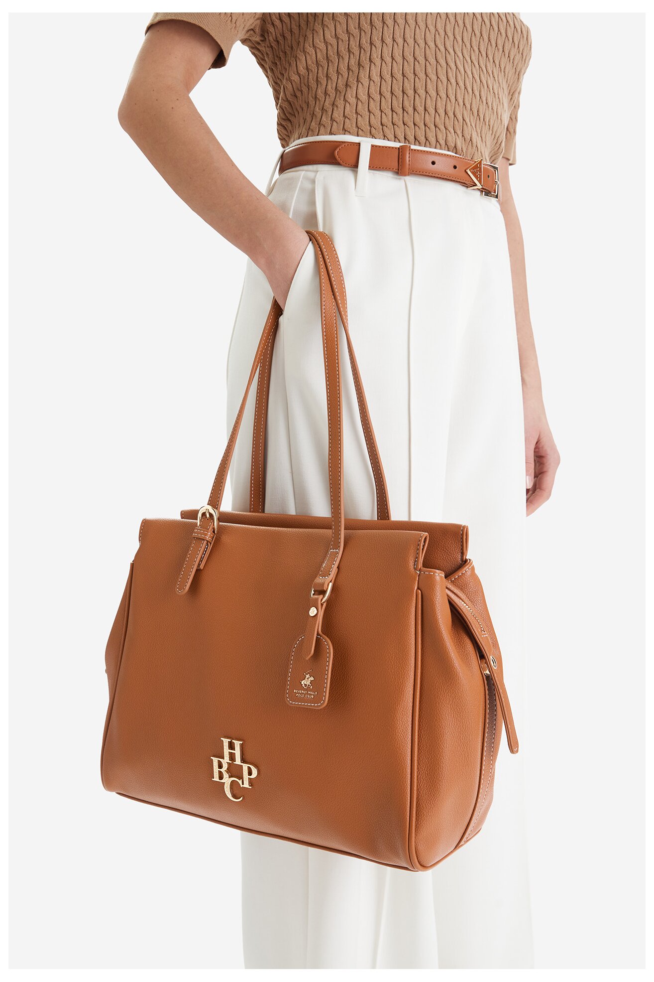 Torebka Beverly Hills Polo Club CEO-BHPC-C-002-09 Camel