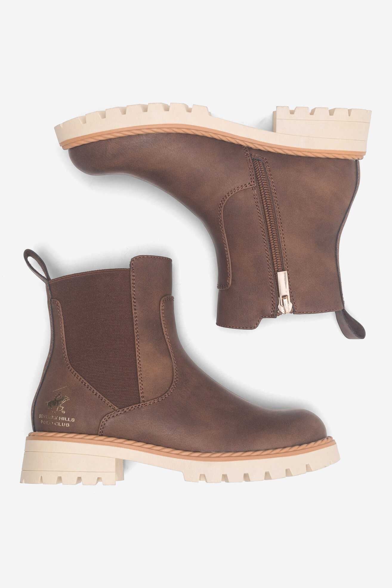 Botki Beverly Hills Polo Club CS6135-03 Brązowy
