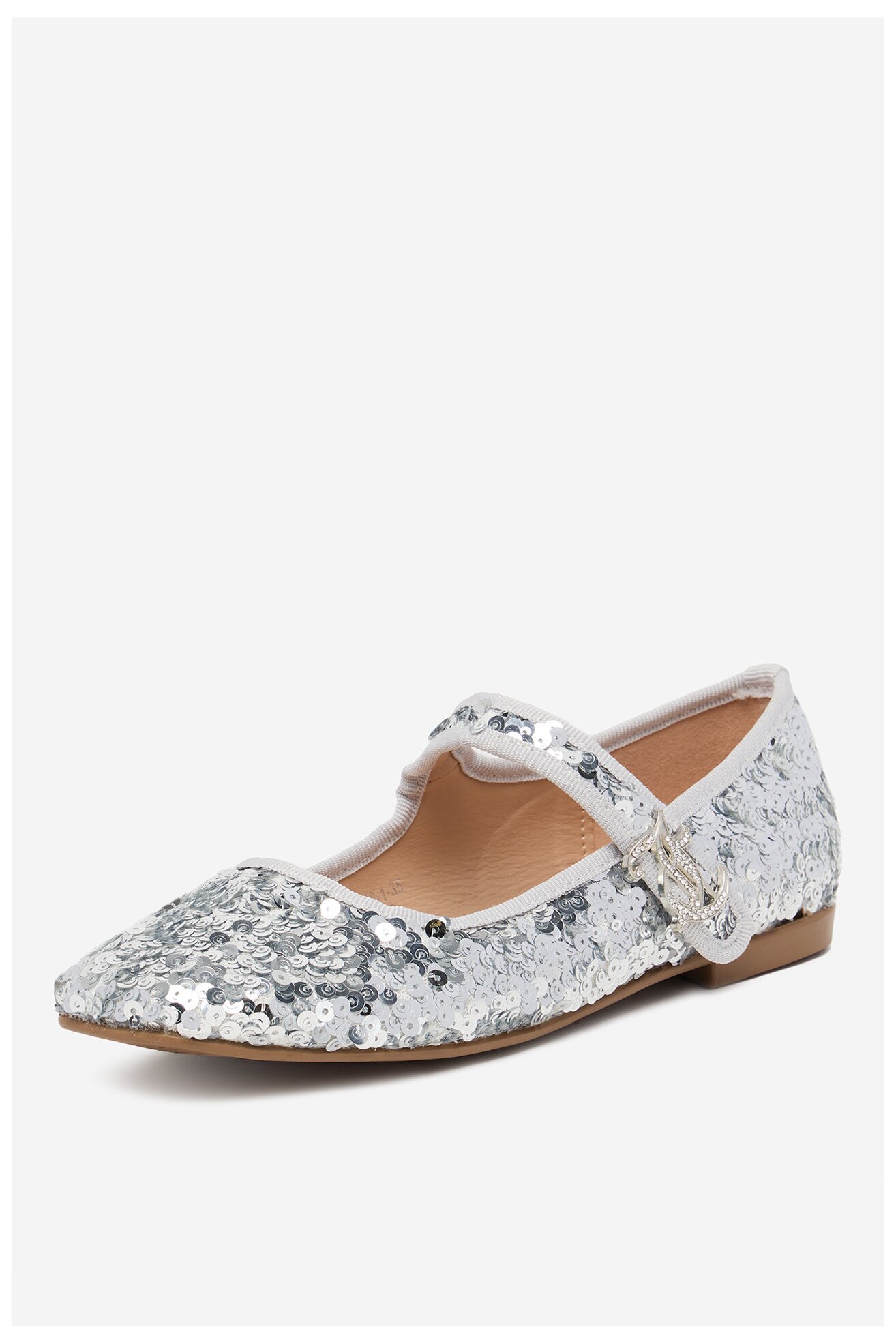 Baleriny Juicy Couture CEO-CM250112-1 Srebrny