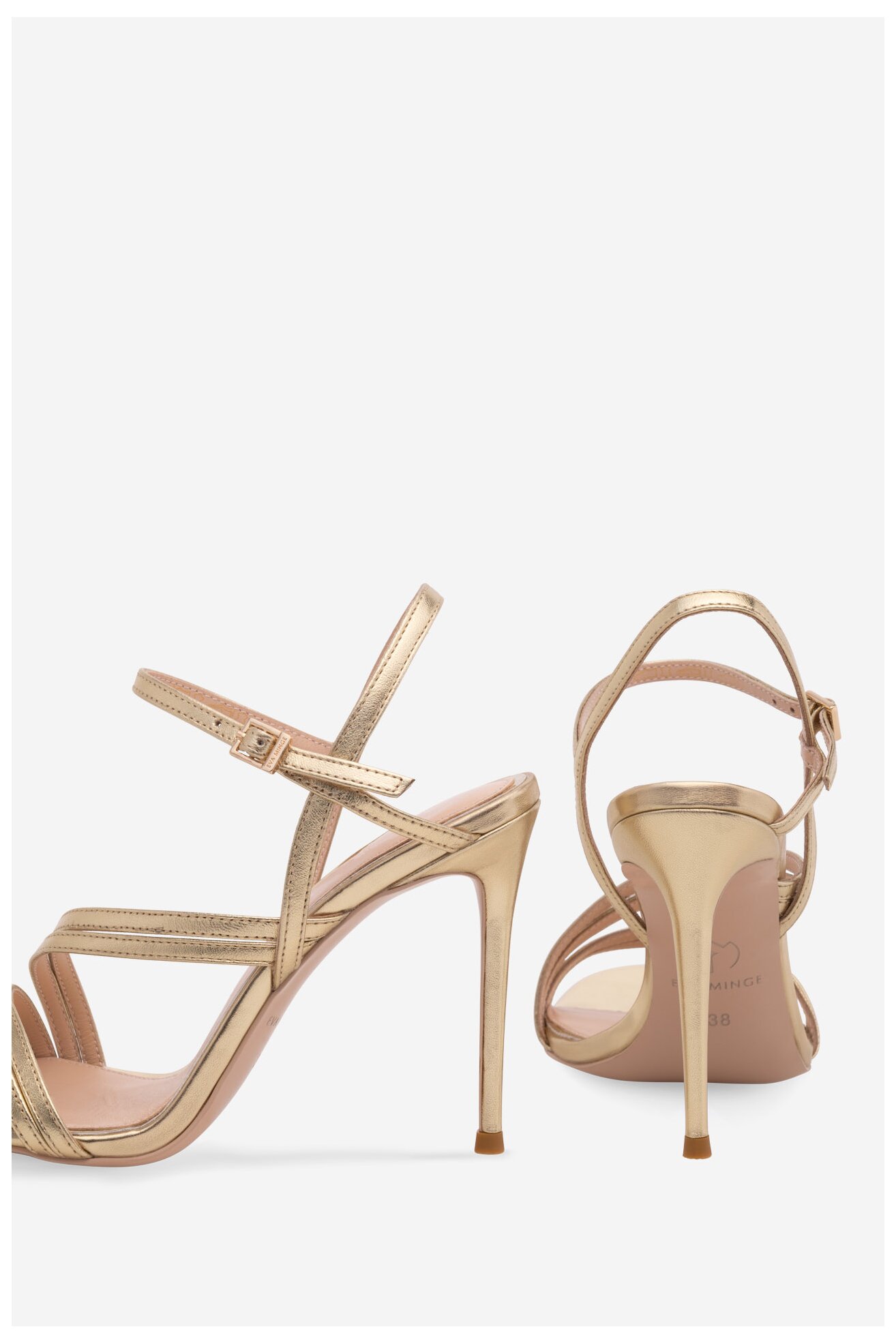 Сандали EVA MINGE CATHERINE-S9050-118 ЗЛАТИСТ