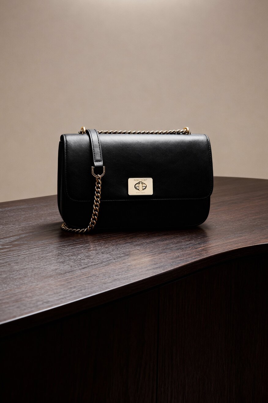 Kézitáska NINE WEST FEKETE - 5906751258903