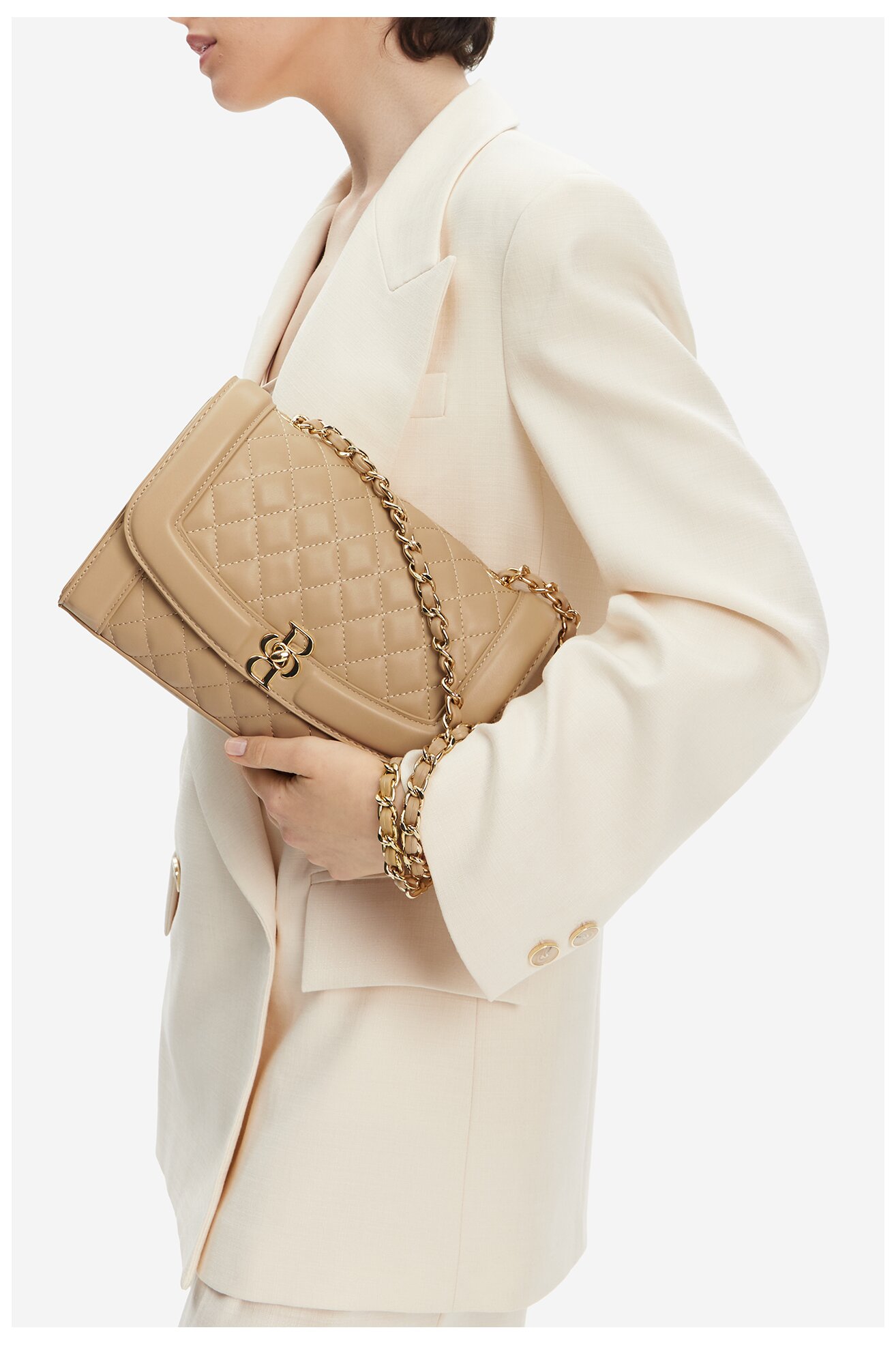 Kézitáska Badura TYL0274. BÉZS