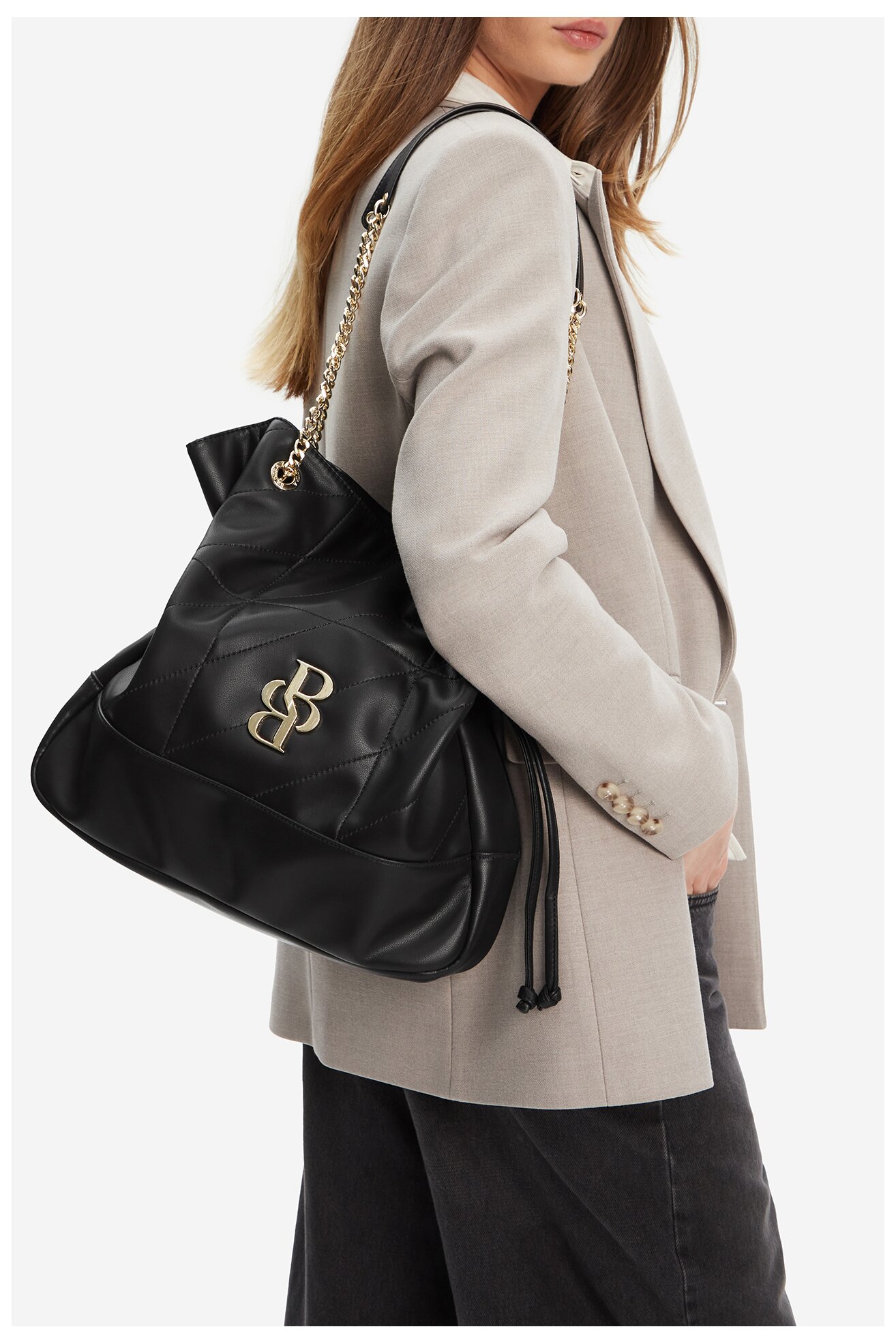 Kézitáska Badura EO-ADELE-LDA8042 FEKETE