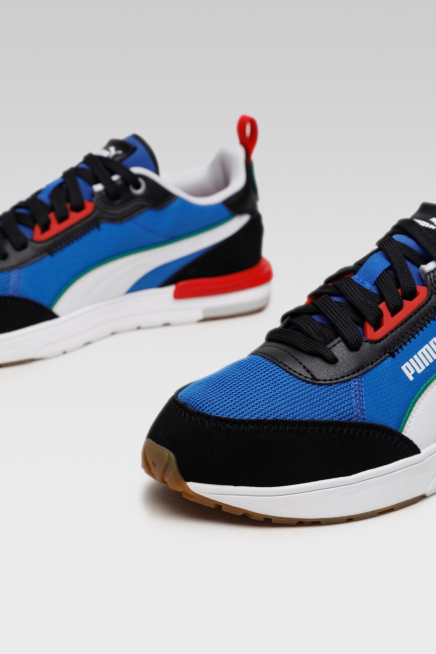 
                Puma - Obuwie sportowe niebieskie sznurowane - 5904248251406