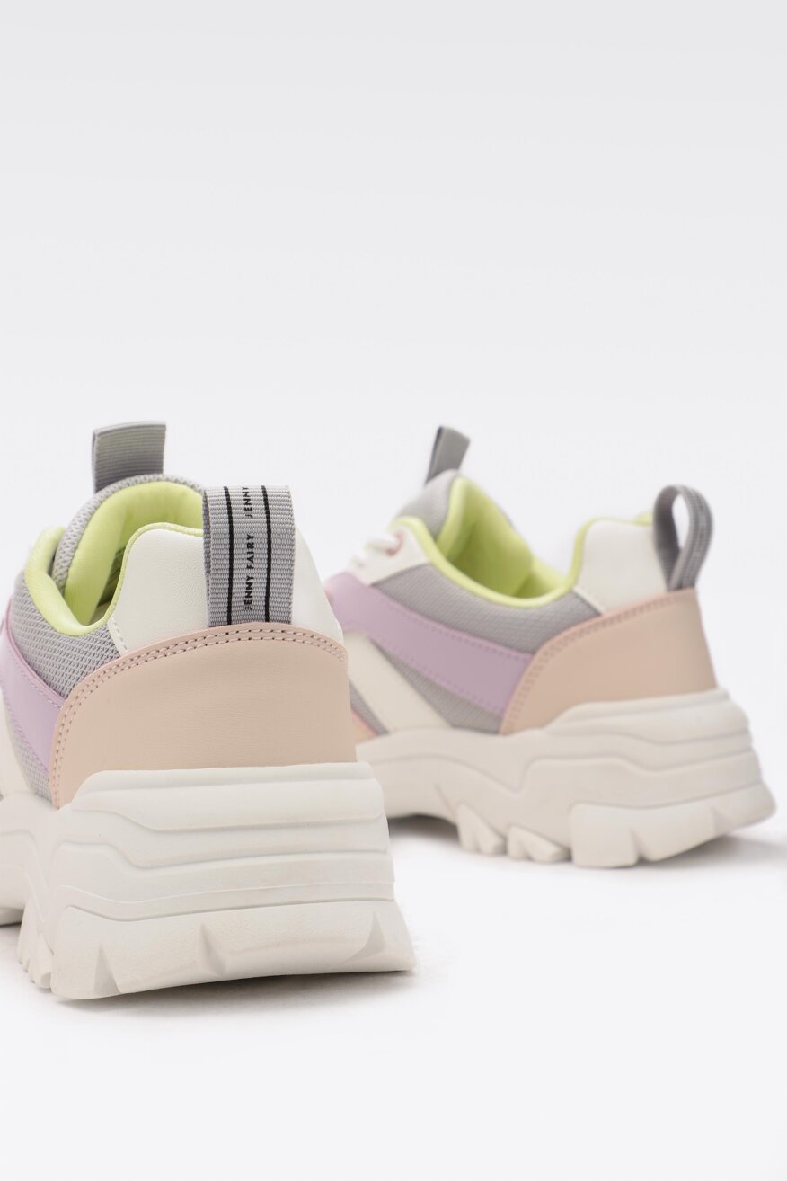 Jenny Fairy - Półbuty różowe sznurowane - 5903698288277