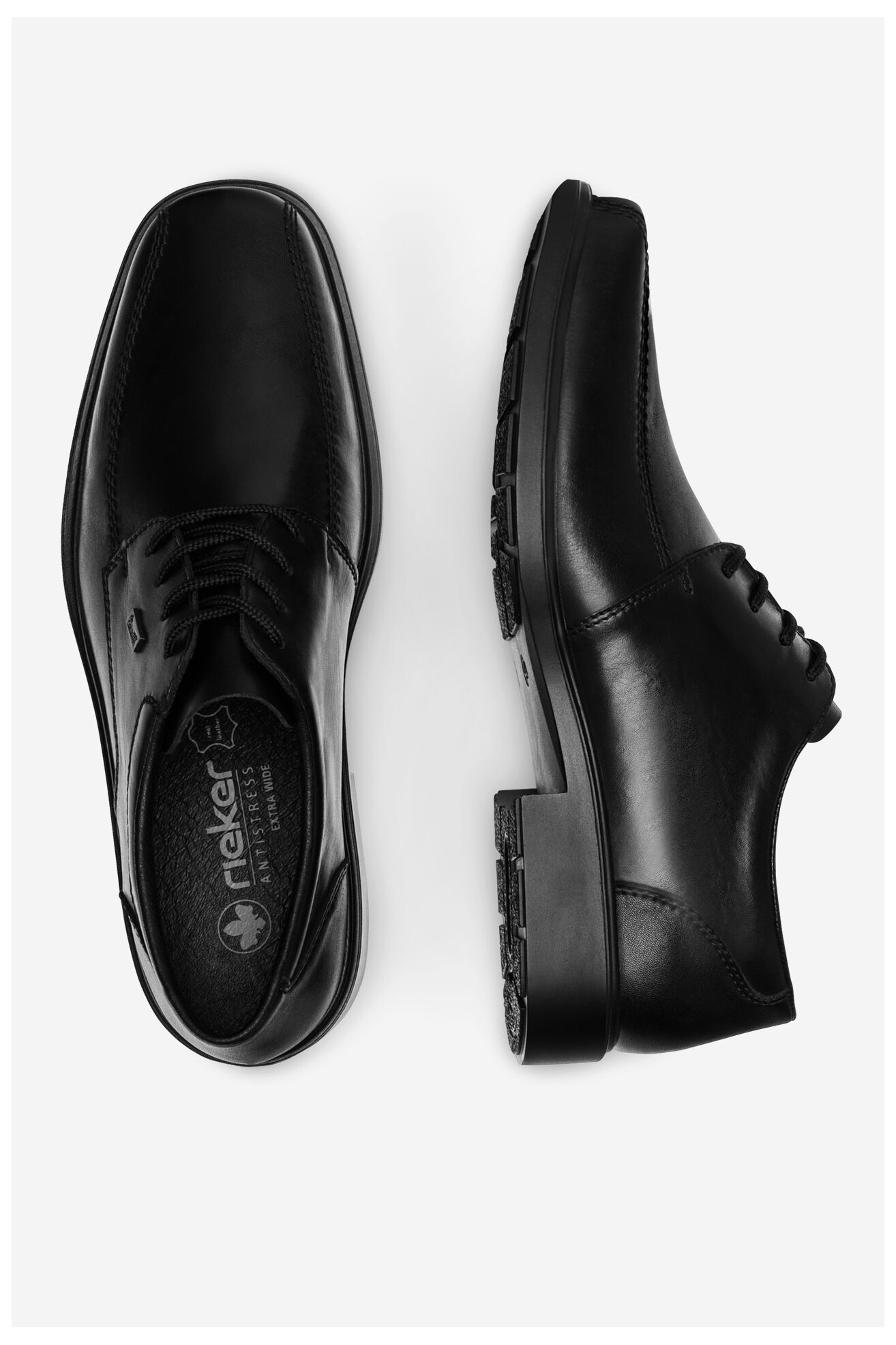 Półbuty Rieker B0013-00 Czarny