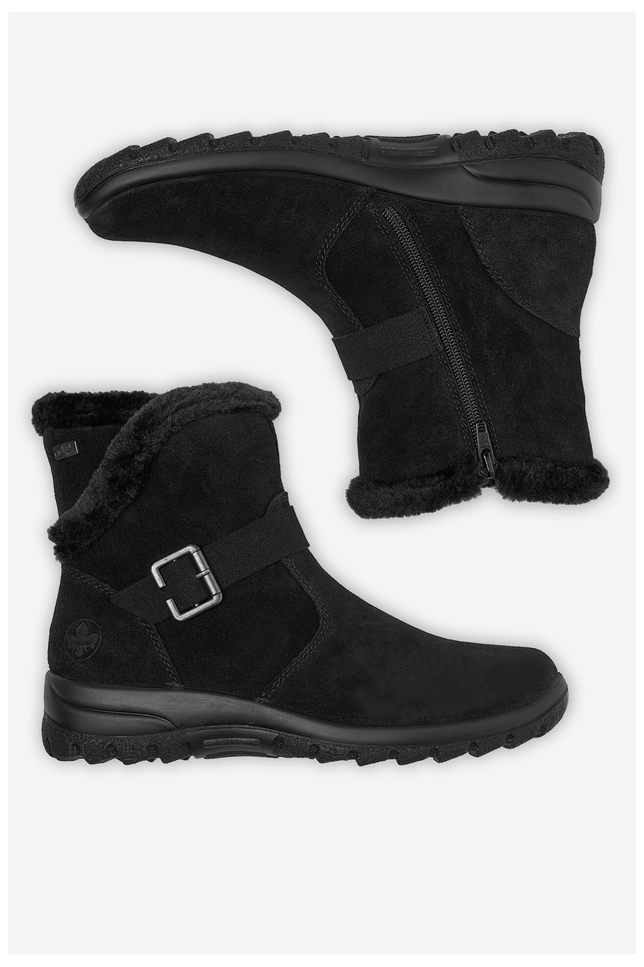 Botki Rieker CEO-L7179-00 Czarny