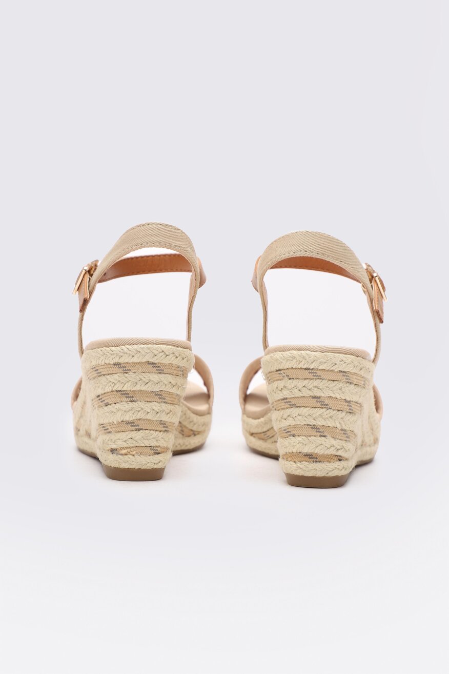 Jenny Fairy - Sandały na koturnie boho - 5903698265070