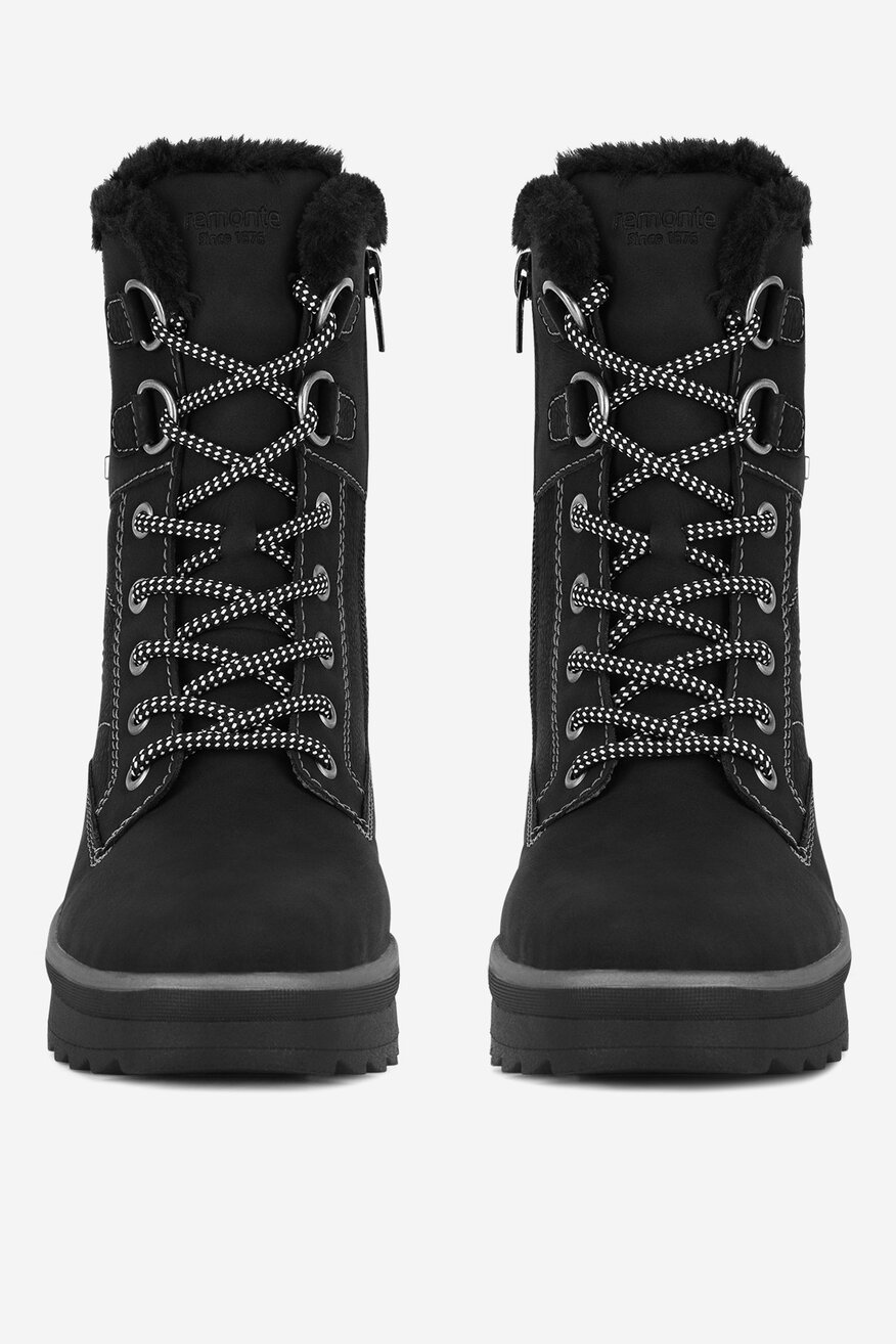 Remonte - Trzewiki skórzane ocieplane - 2230068914713