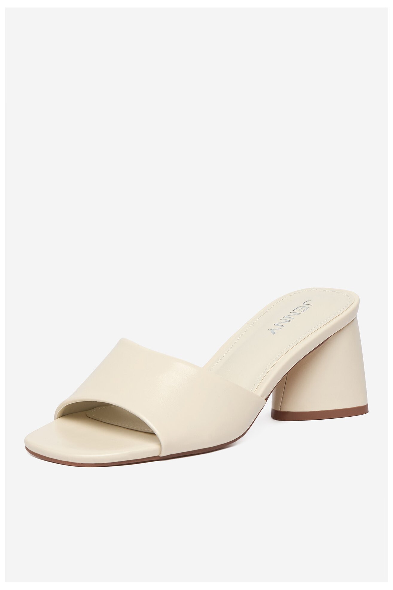 Klapki Jenny CEO-TS6251-01 Kremowy