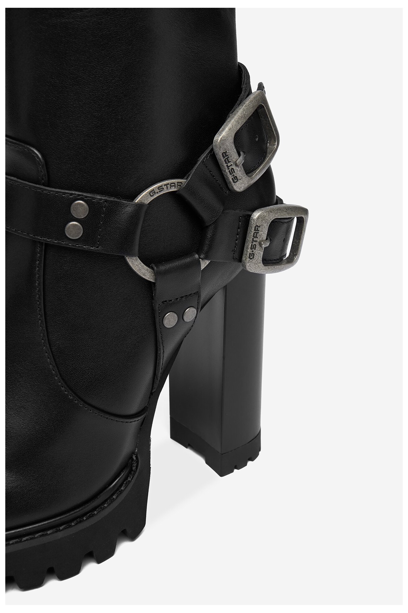Bokacsizma G-STAR RAW EO-LING-LT2560-227 FEKETE