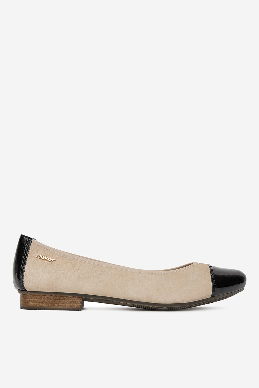 
                Rieker - Baleriny zamszowe - 2230074044374