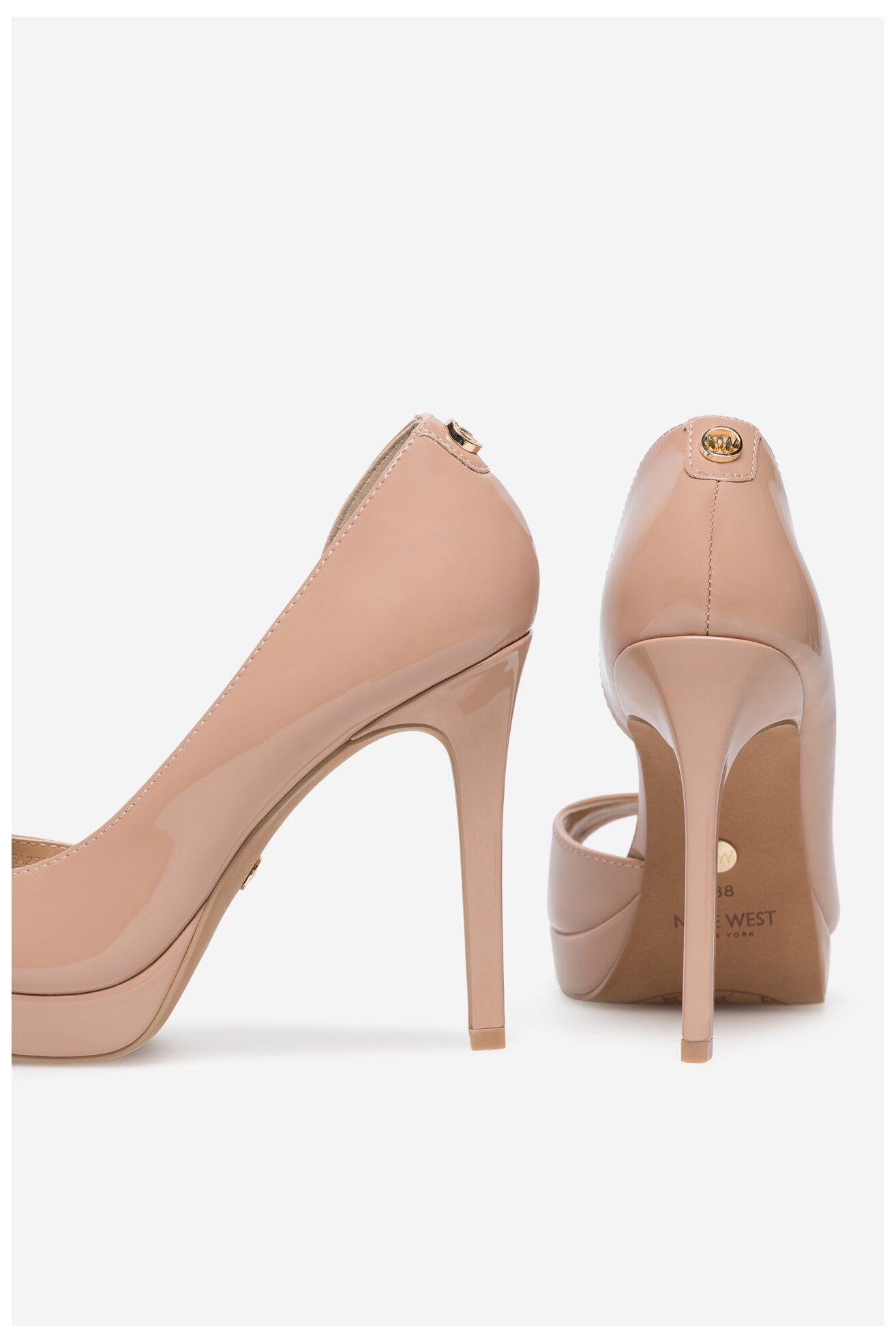 Czółenka NINE WEST WFA2733-1 Beżowy ciemny