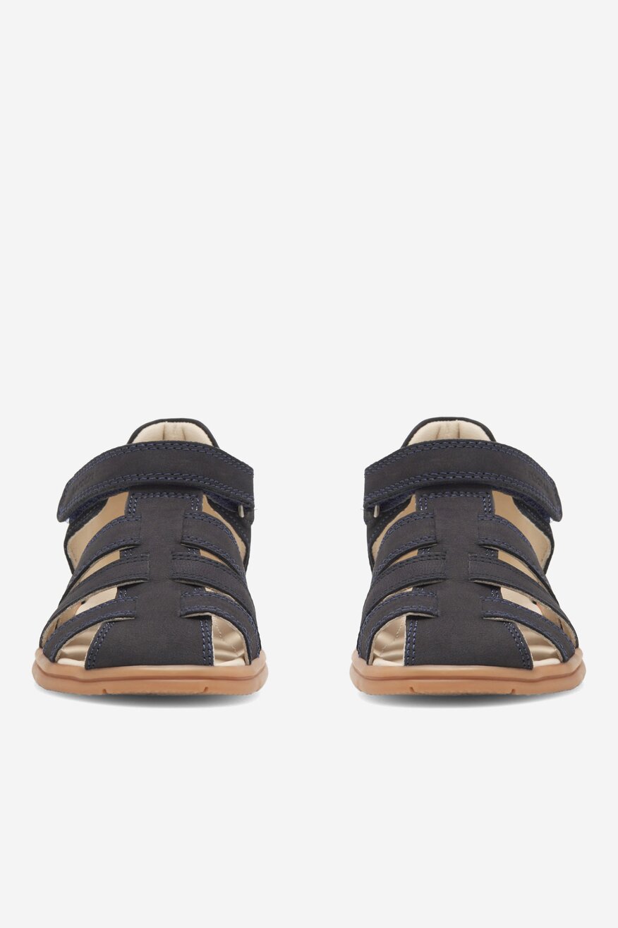 Lasocki Kids - Sandały skórzane na rzepy - 5905588479758