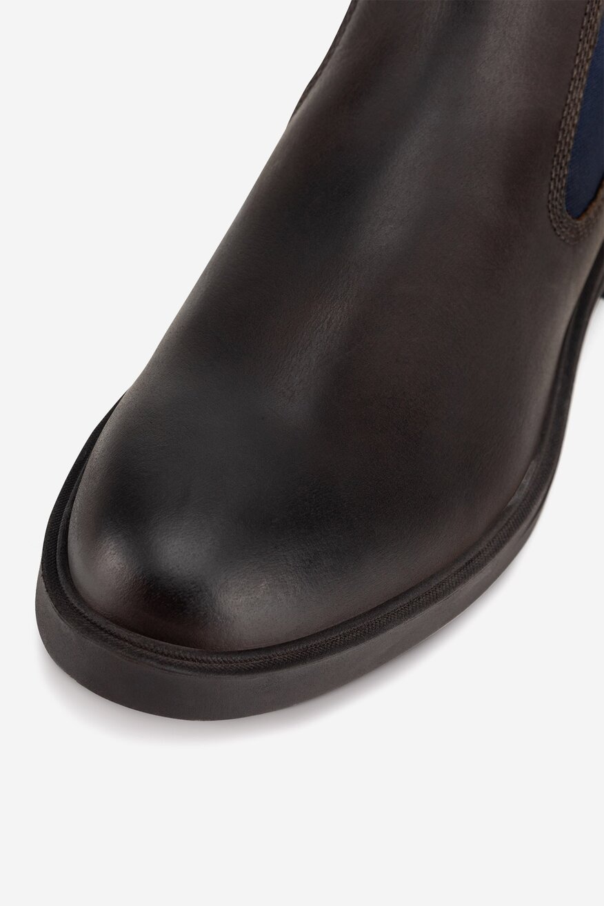 Mexx - Sztyblety skórzane ocieplane - 5903419549137