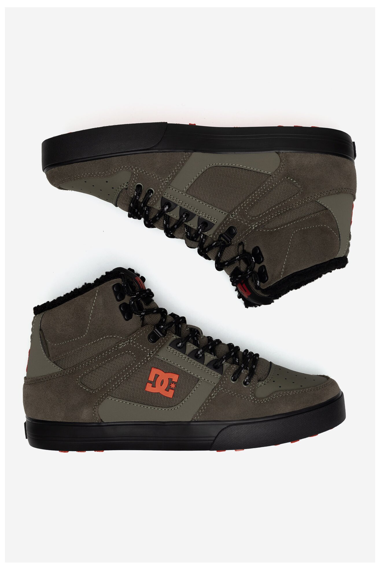 Боти DC Shoes PURE HIGH-TOP WC WNT ADYS400047-DOO МАСЛИНЕН