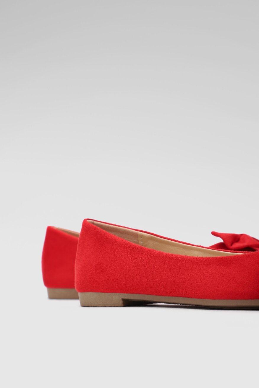 
                Jenny Fairy - Baleriny z aplikacją czerwone - 5903698359700