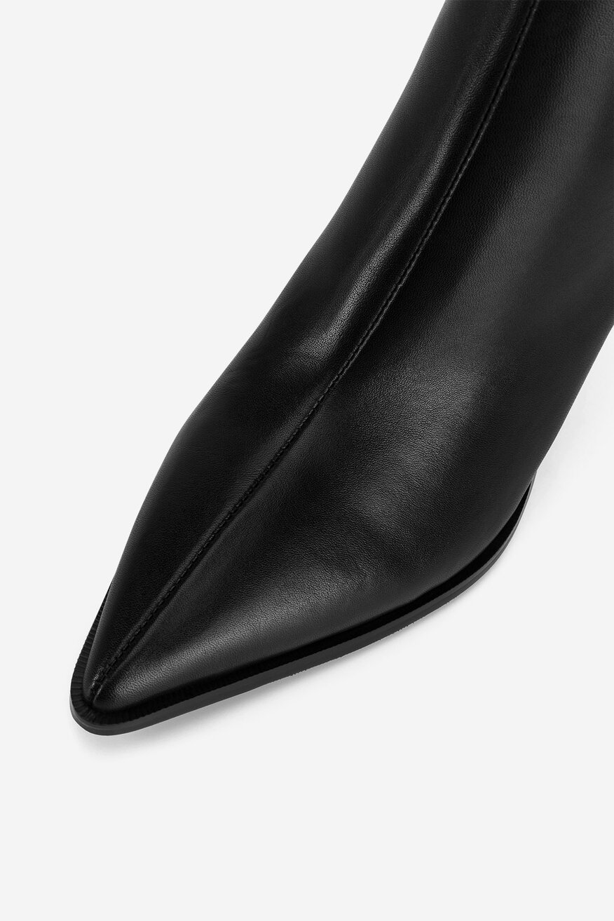 
                Gino Rossi - Botki skórzane ocieplane - 5905588881636