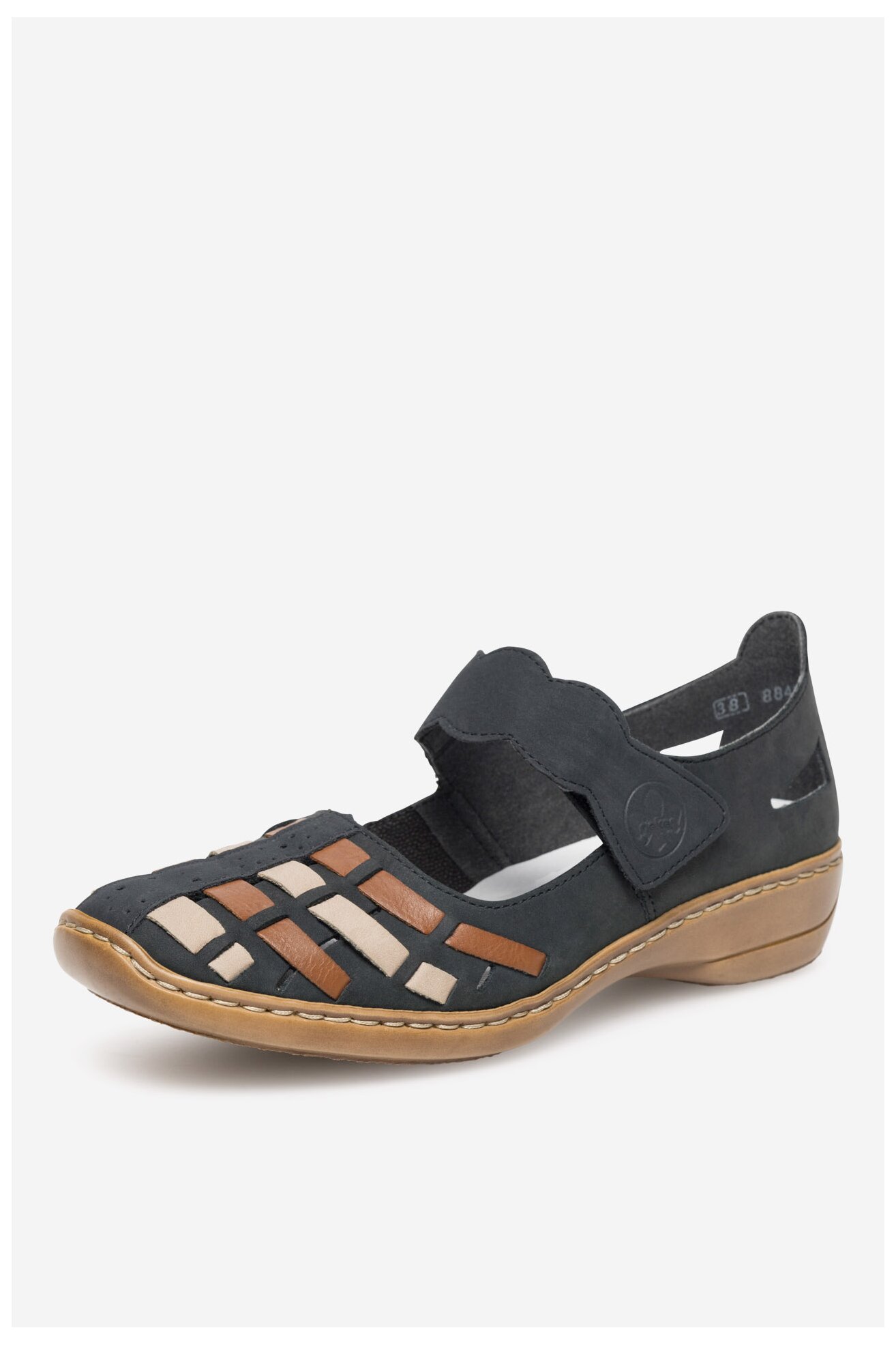 Балерина Rieker 41369-14 КОБАЛТОВО СИНЬО