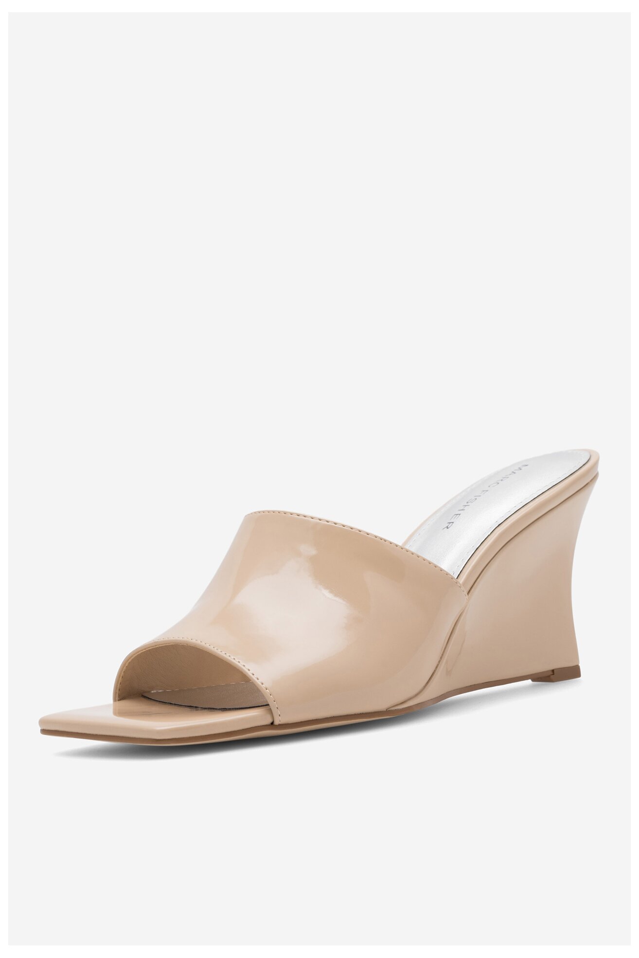 Klapki MARC FISHER F-ROLLO LNA01 Beżowy jasny - CCC.eu