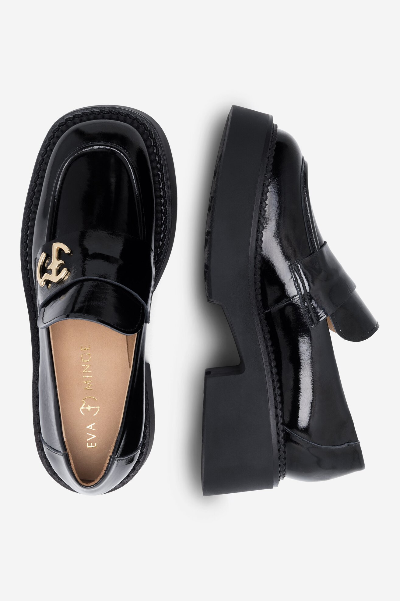 Mokasyn EVA MINGE LAGOA-24750 Czarny