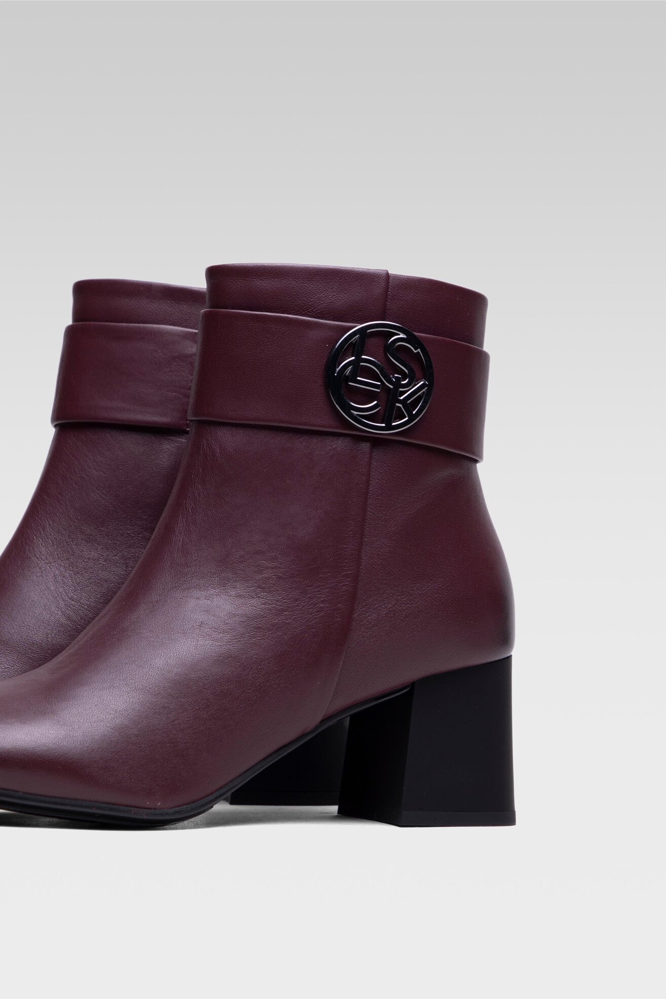 Botki Lasocki 0539-01 Bordowy