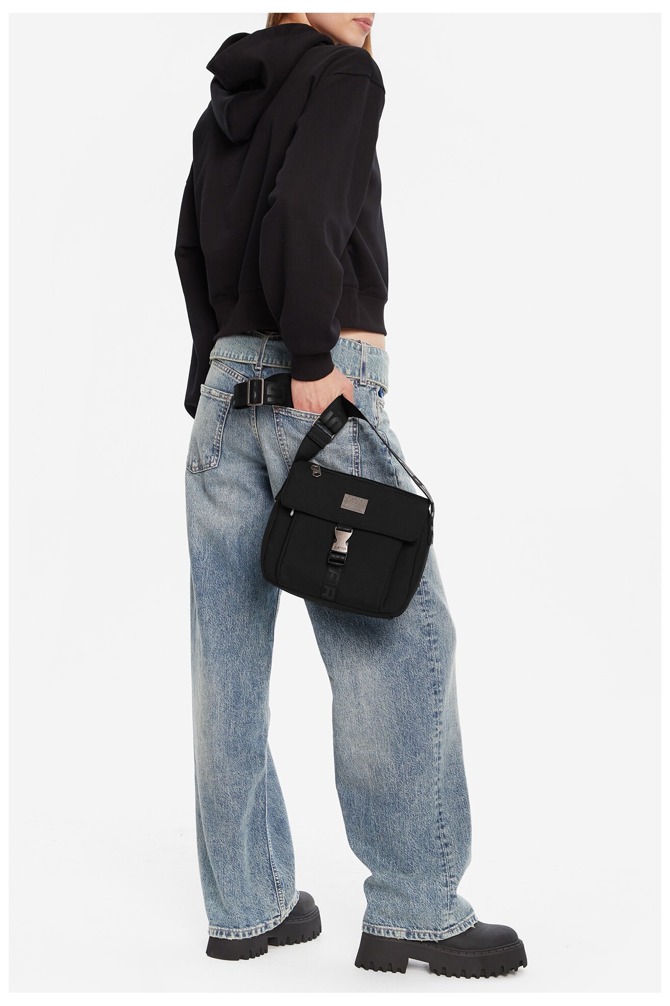 Geantă de mână G-STAR RAW CEO-MIGUEL-XC8348 NEGRU