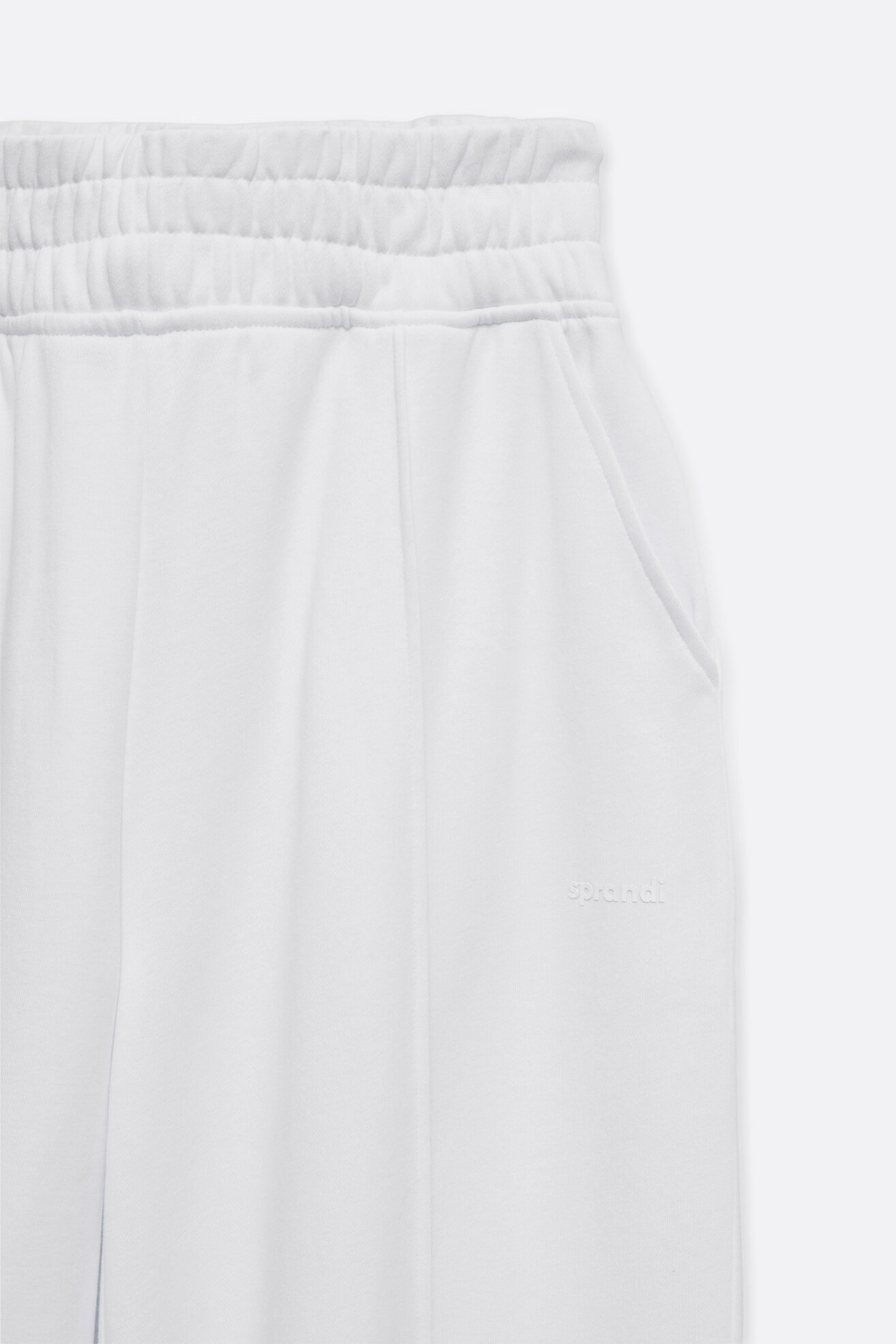 Spodnie joggersy Sprandi SP22-SPD001 Biały