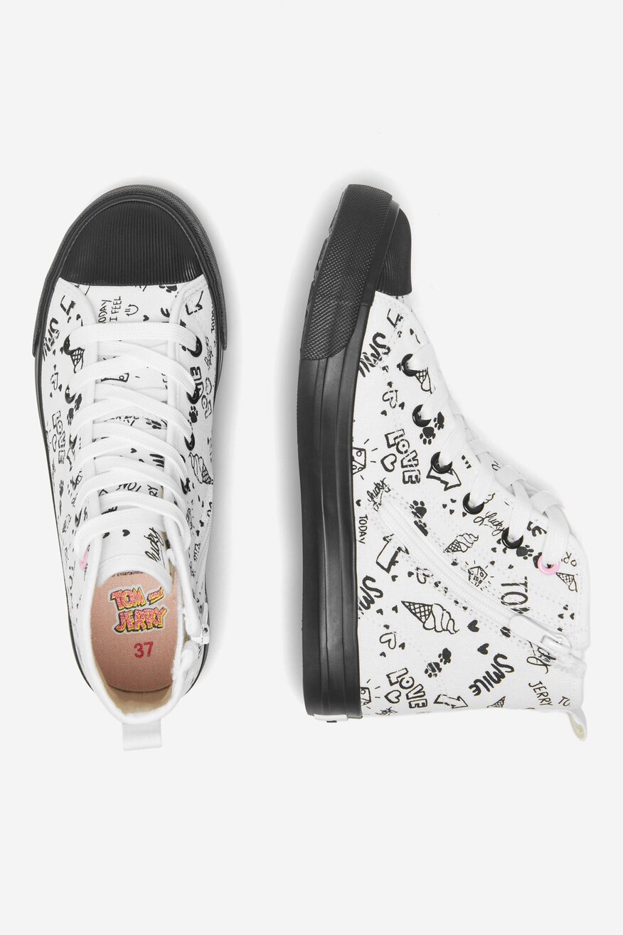 Tom & Jerry - Trampki wysokie - 5905588567516