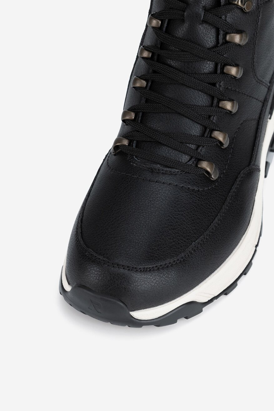 Rieker Revolution Lifestyle - Trzewiki skórzane ocieplane - 2230062961881