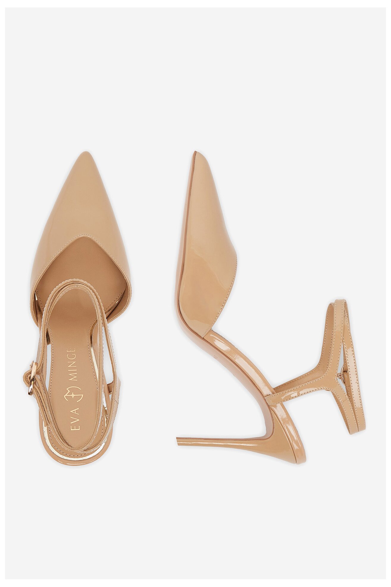 Körömcipő EVA MINGE MONA-SLT1582-2 BÉZS