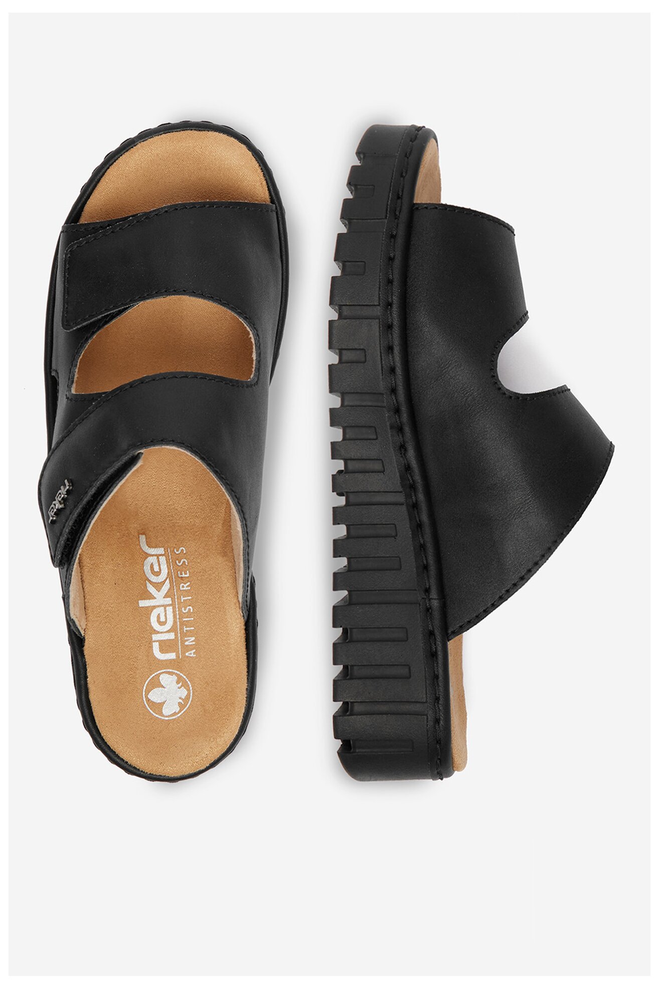 Klapki Rieker CEO-V1392-00 Czarny