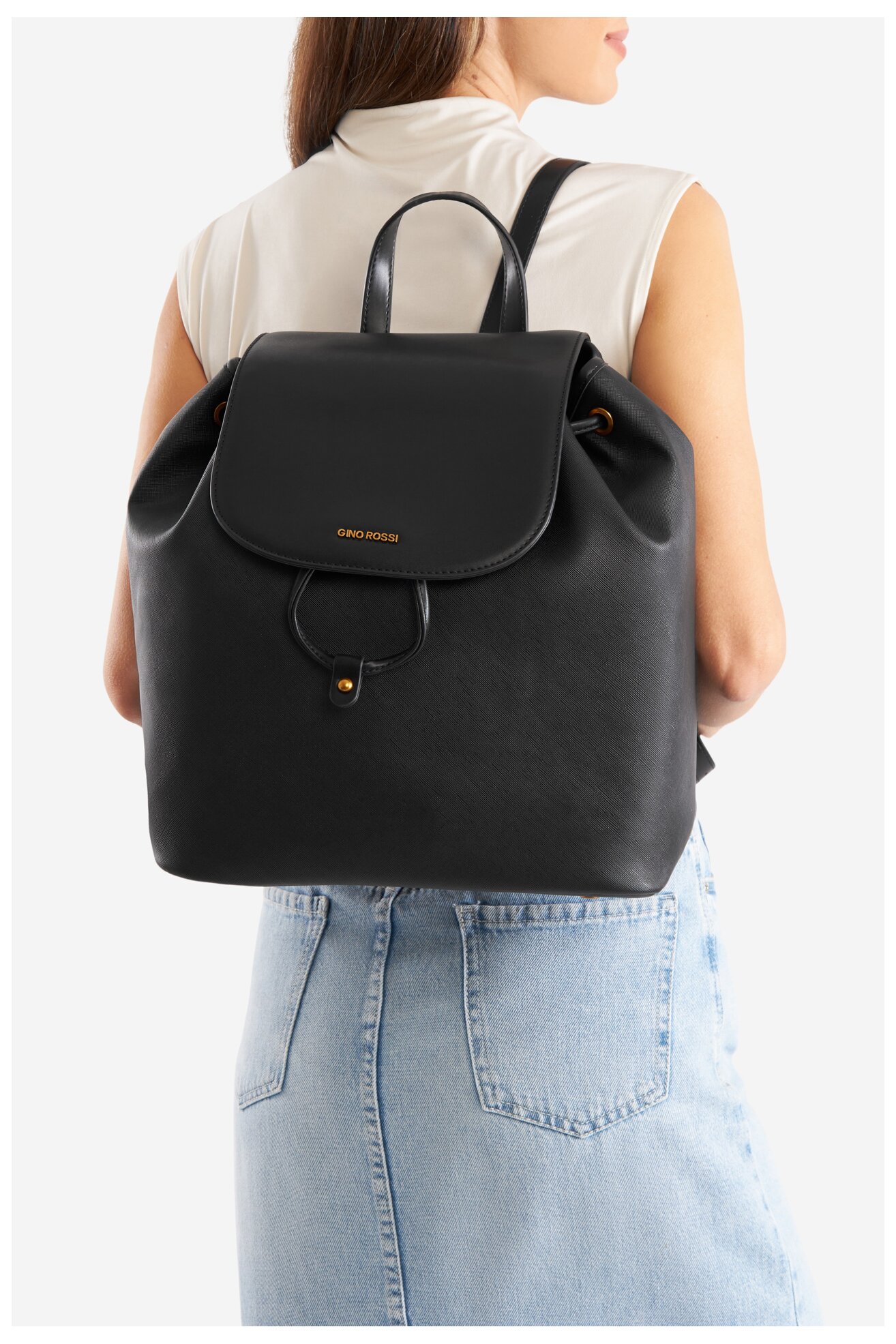 Plecak Gino Rossi D2 PLECAK Czarny