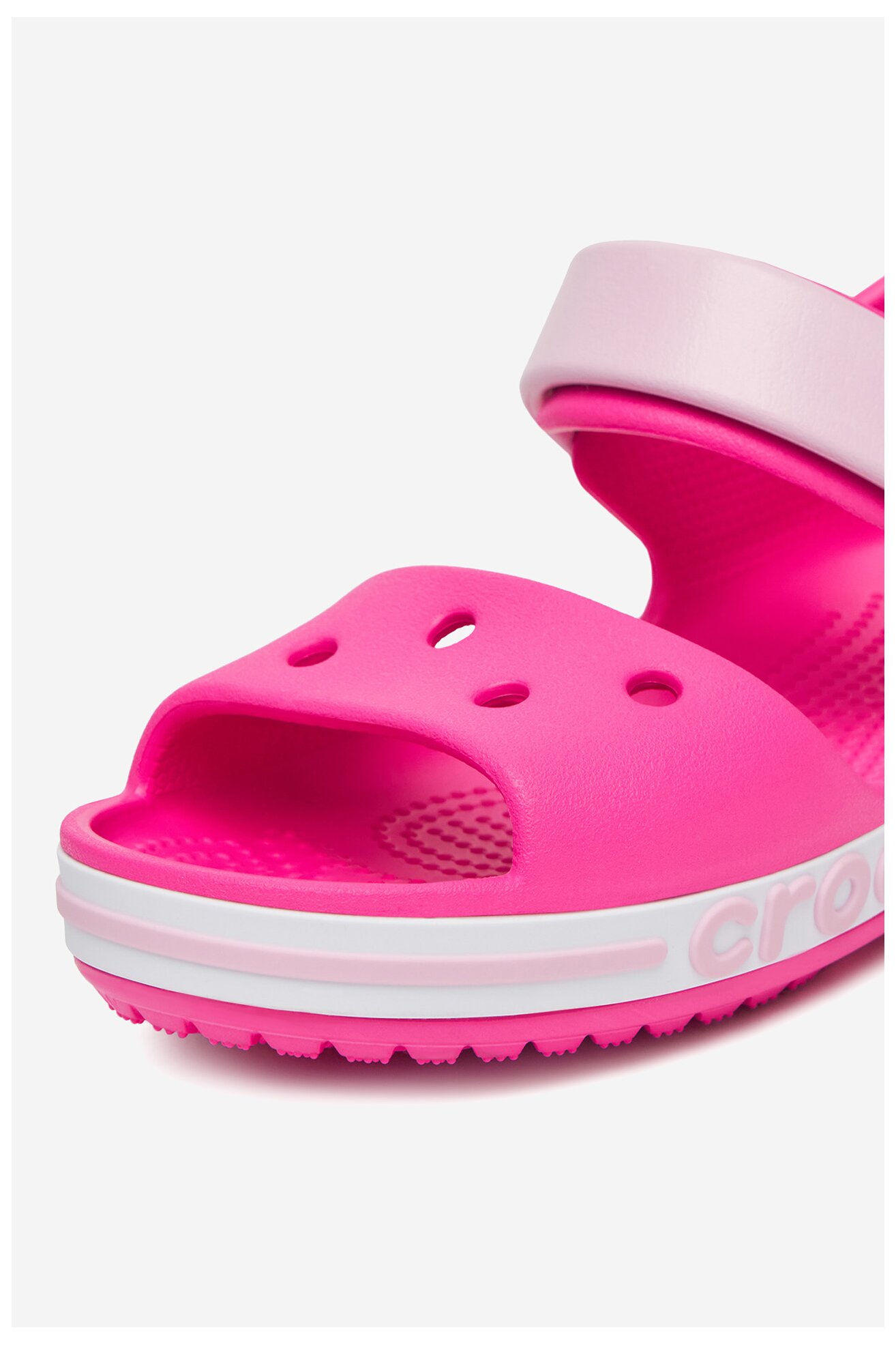Sandały Crocs C-BAYABAND SANDAL K 211054-6QQ Różowy