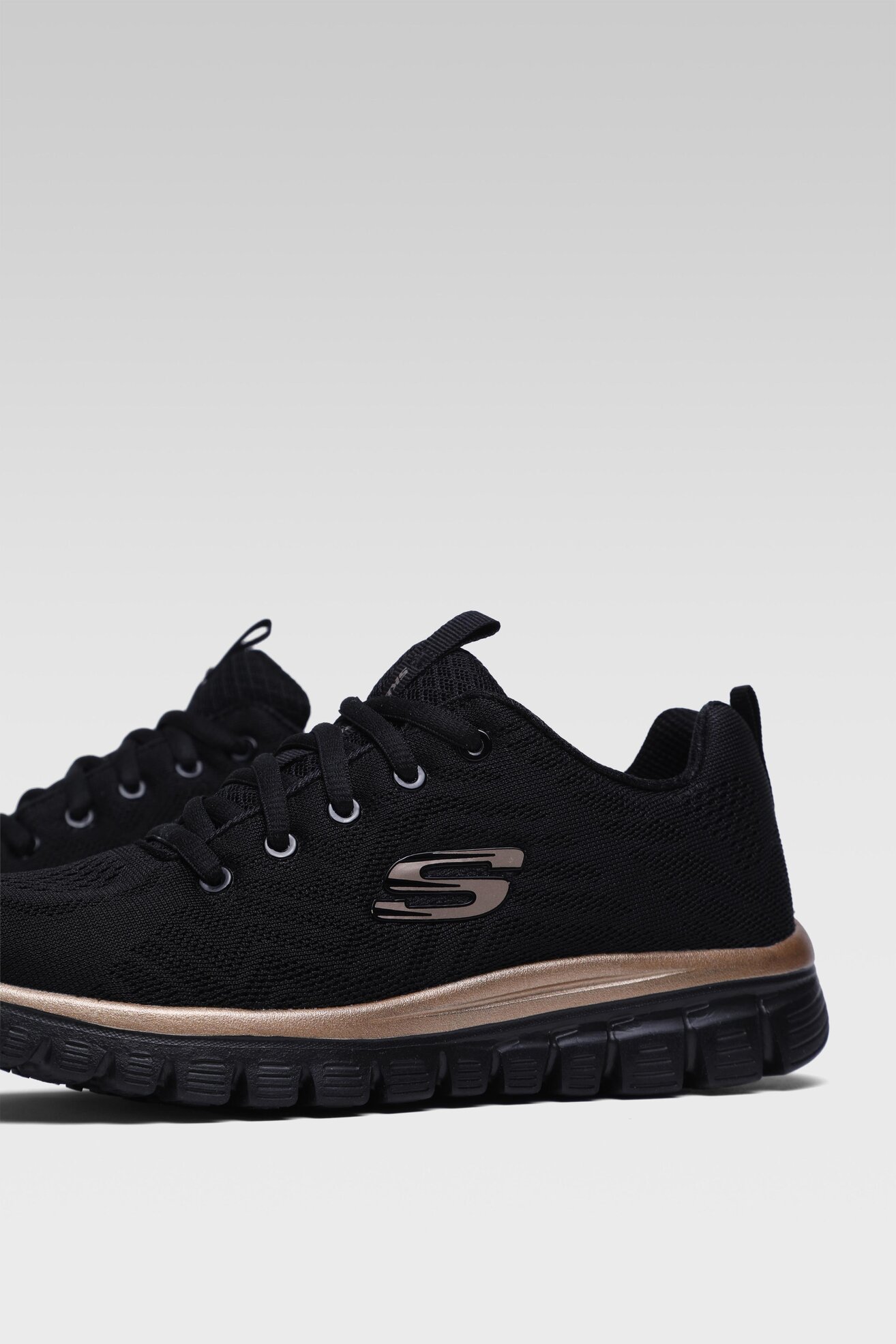 Obuwie sportowe Skechers 12615 BKRG Czarny