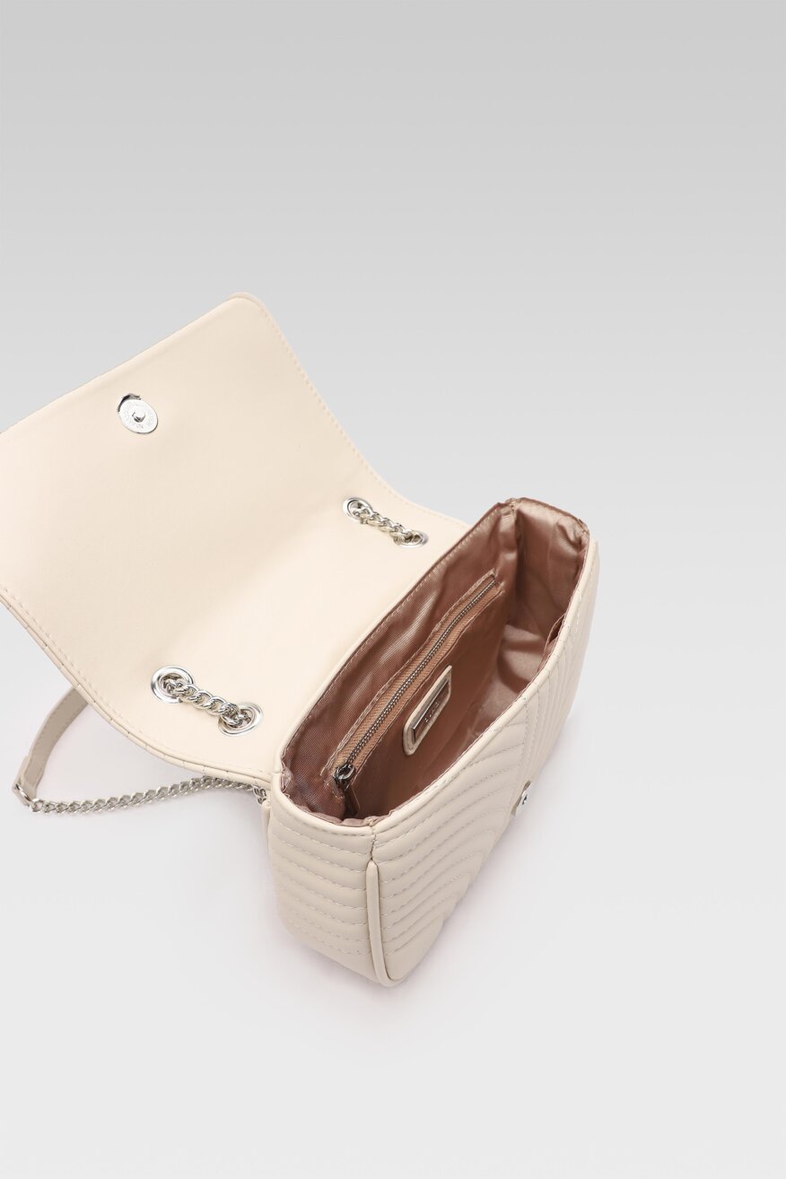 
                Quazi - Torebka pikowana beżowa - 5903698495101