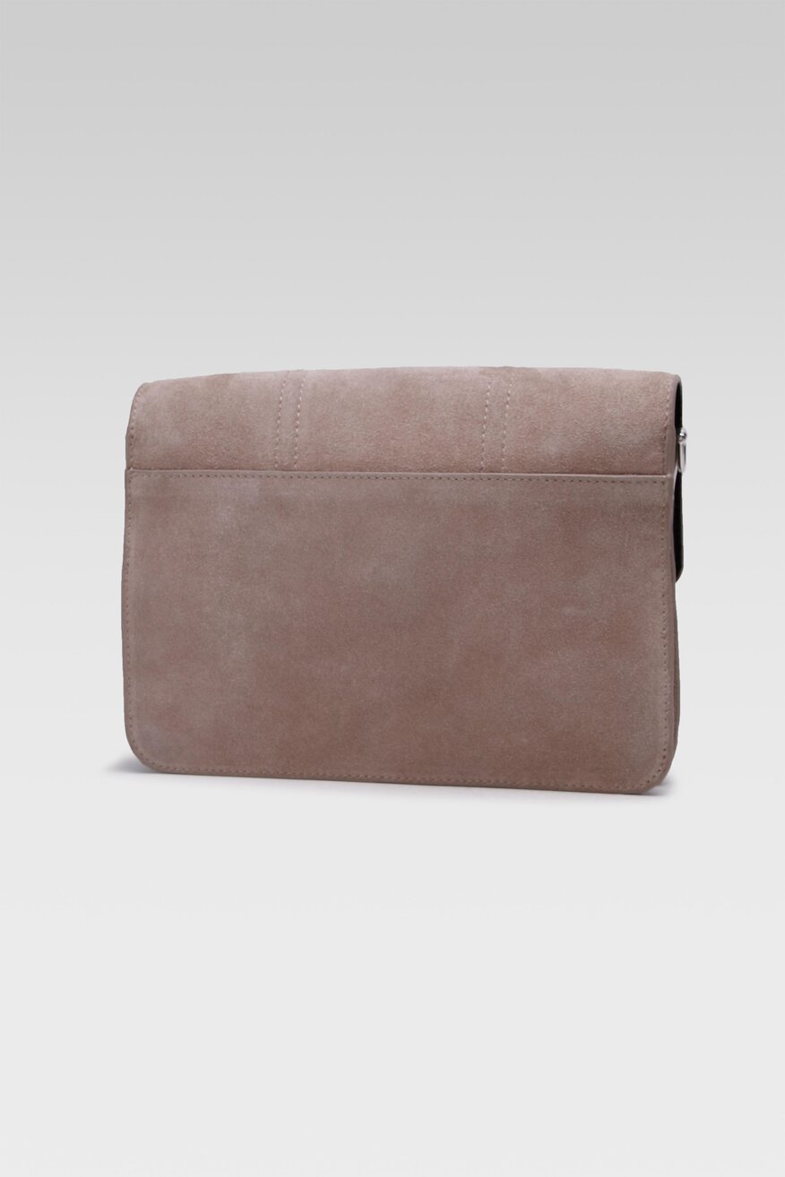 
                Lasocki - Torebka skórzana szara - 5904248473358