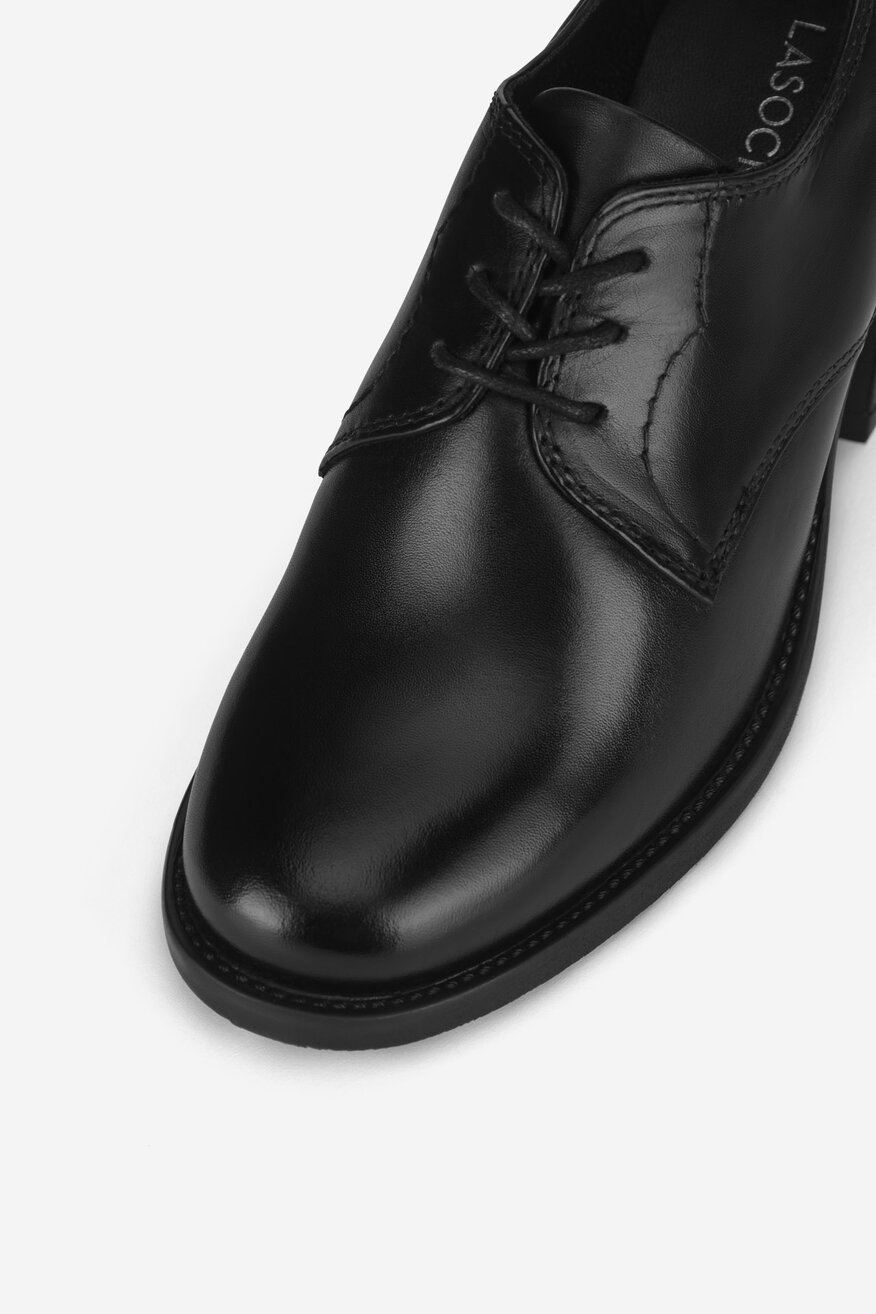 
                Lasocki - Półbuty skórzane na słupku - 5905588932635