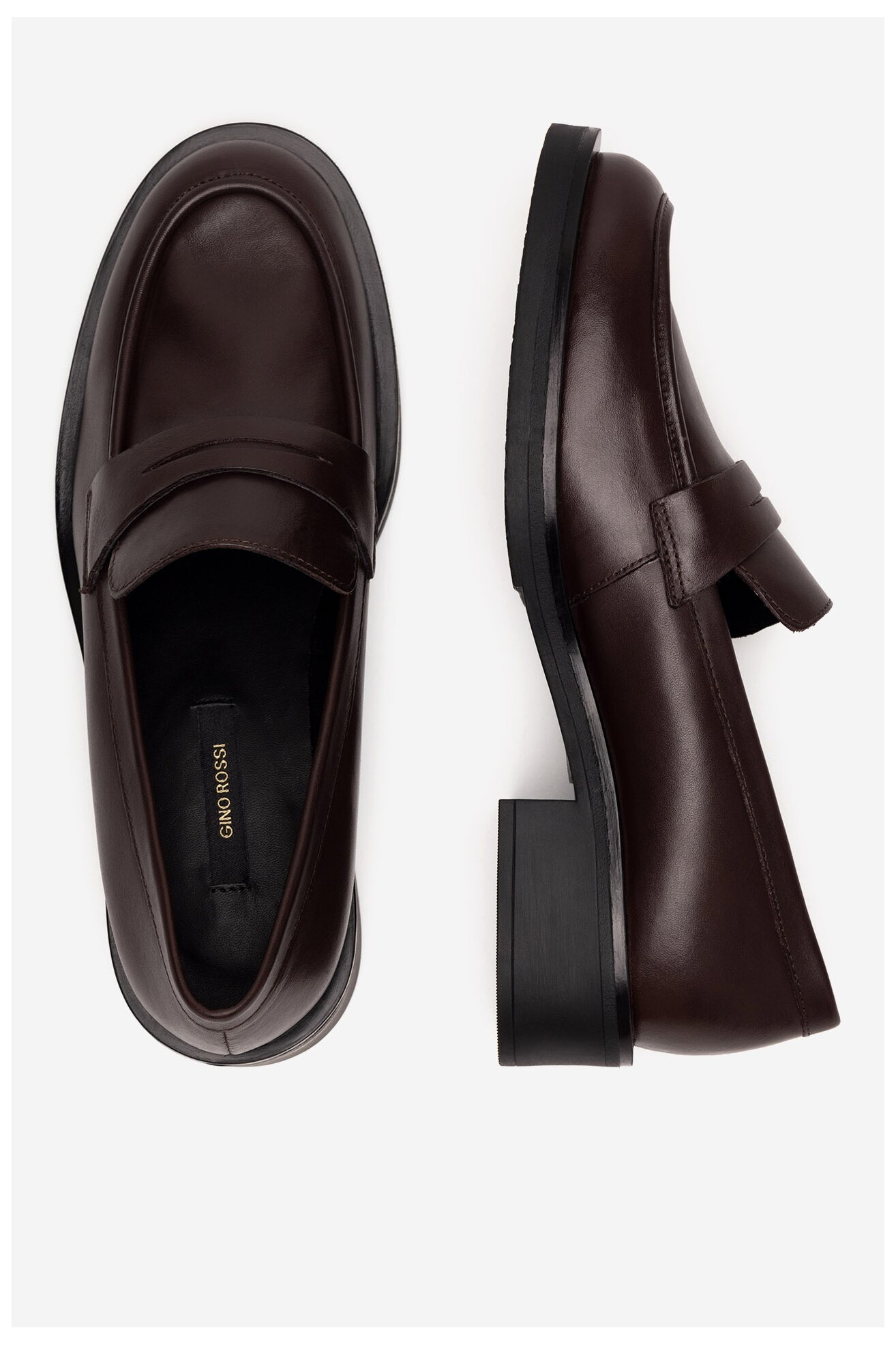 Mokasyn Gino Rossi NIDA-116001 Brązowy